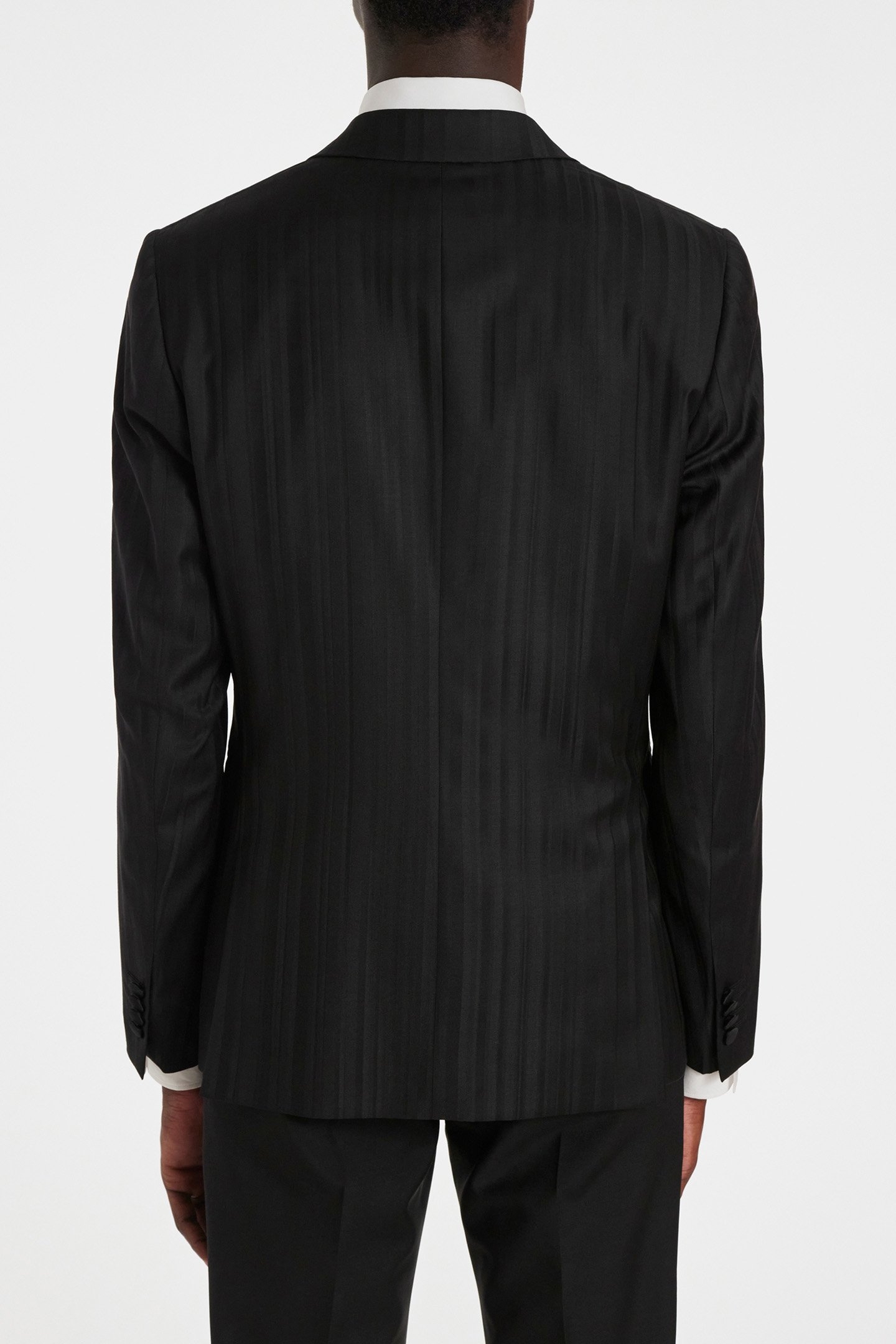 MENS EVENING 1 BUTTON JACKET BLACK 2