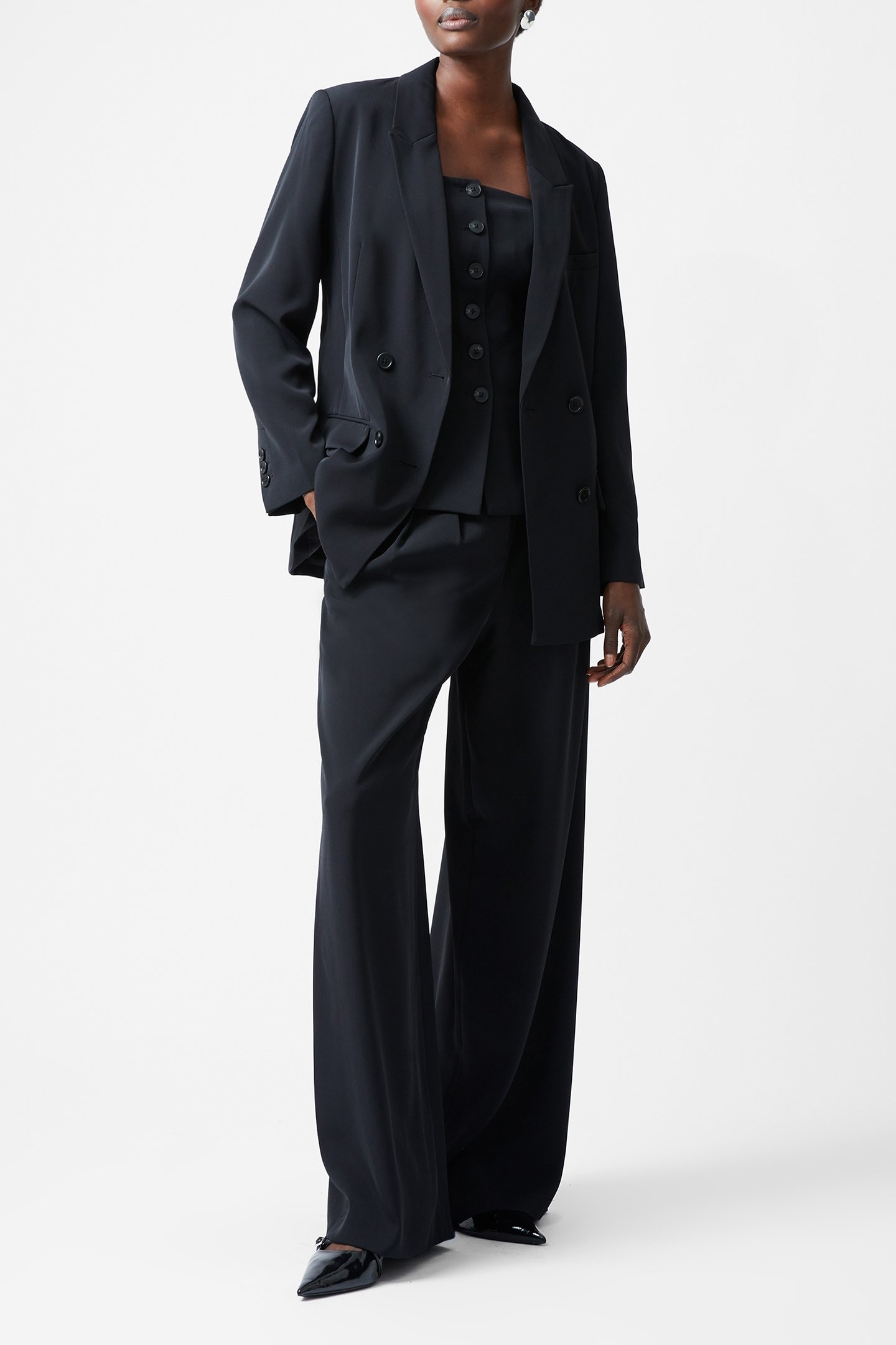 HARRIE SUITING DOUBLE BREASTED BLACKOUT 2