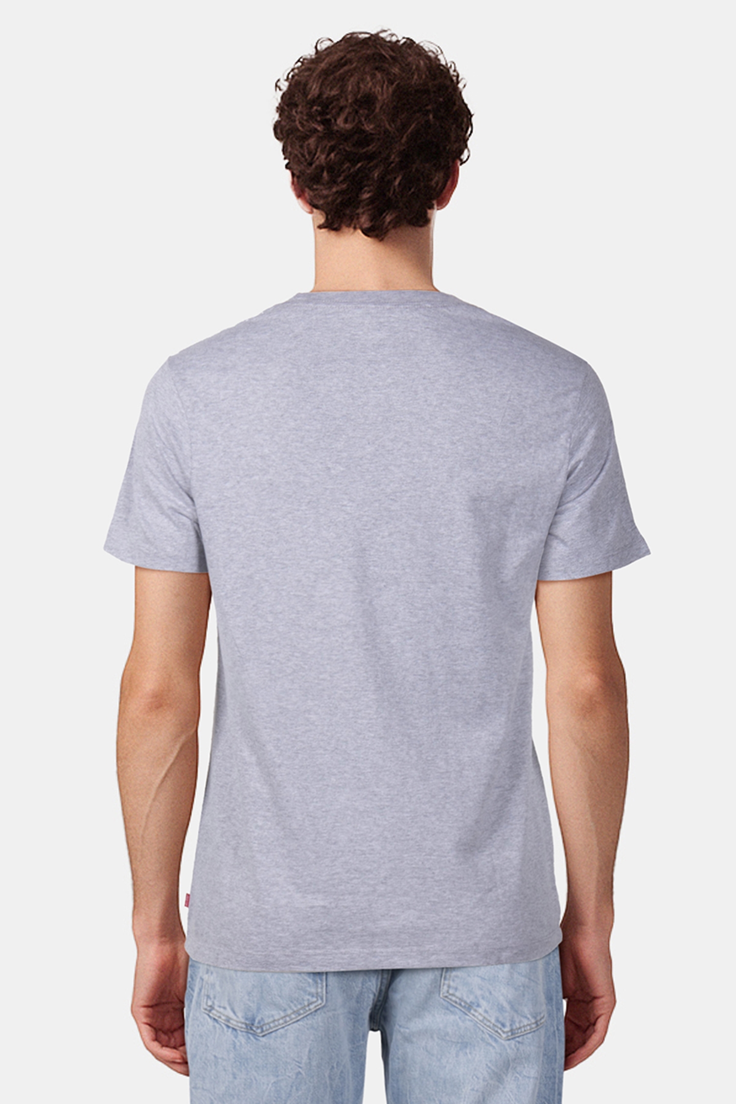 LSEGRAPHIC CREWNECK TE OUTLINE BW BLACK LOGO GREY HEATHER BO 2