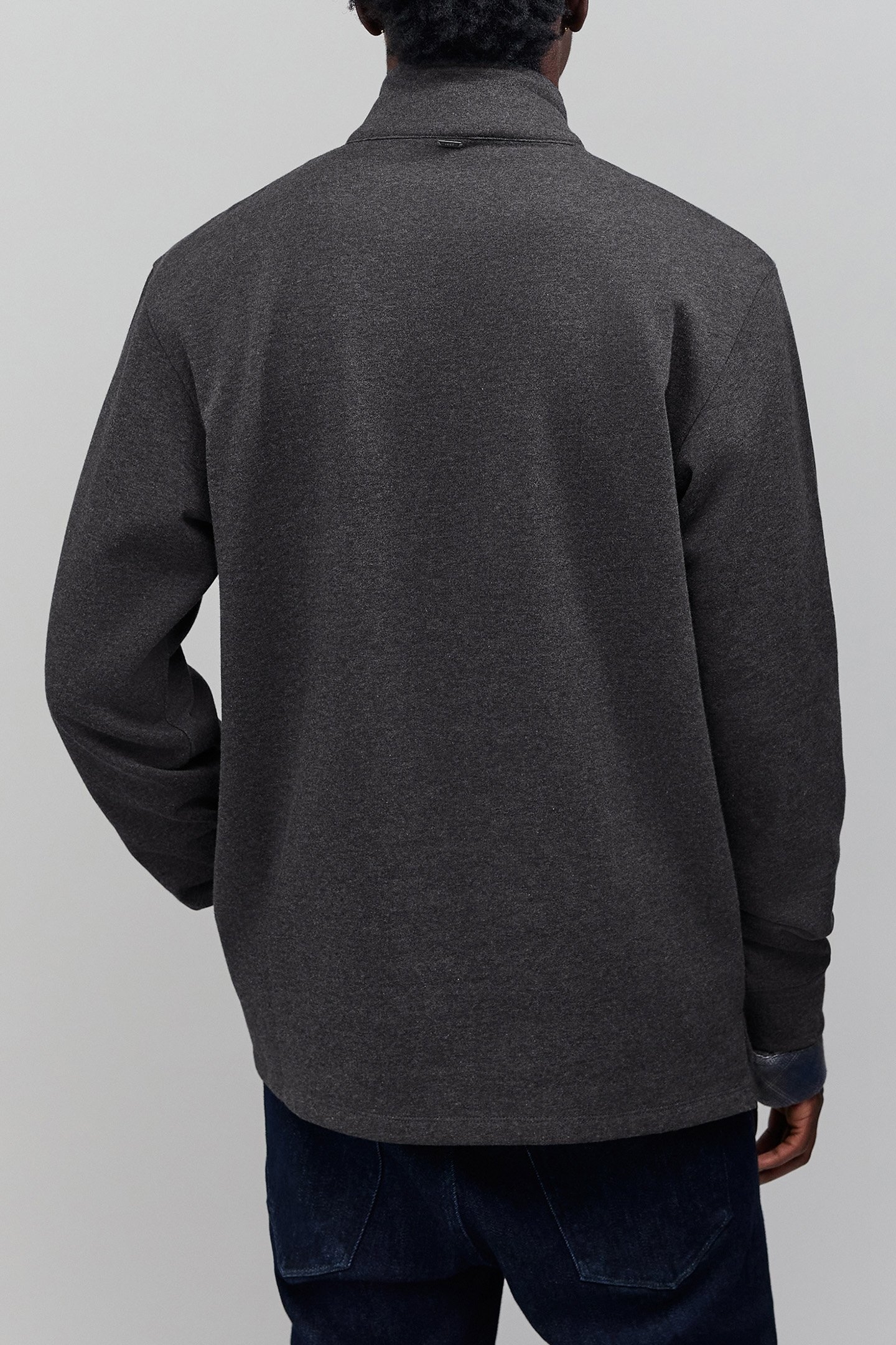 GRAPHITE TRUCKER-NECK SWEATSHIRT 2