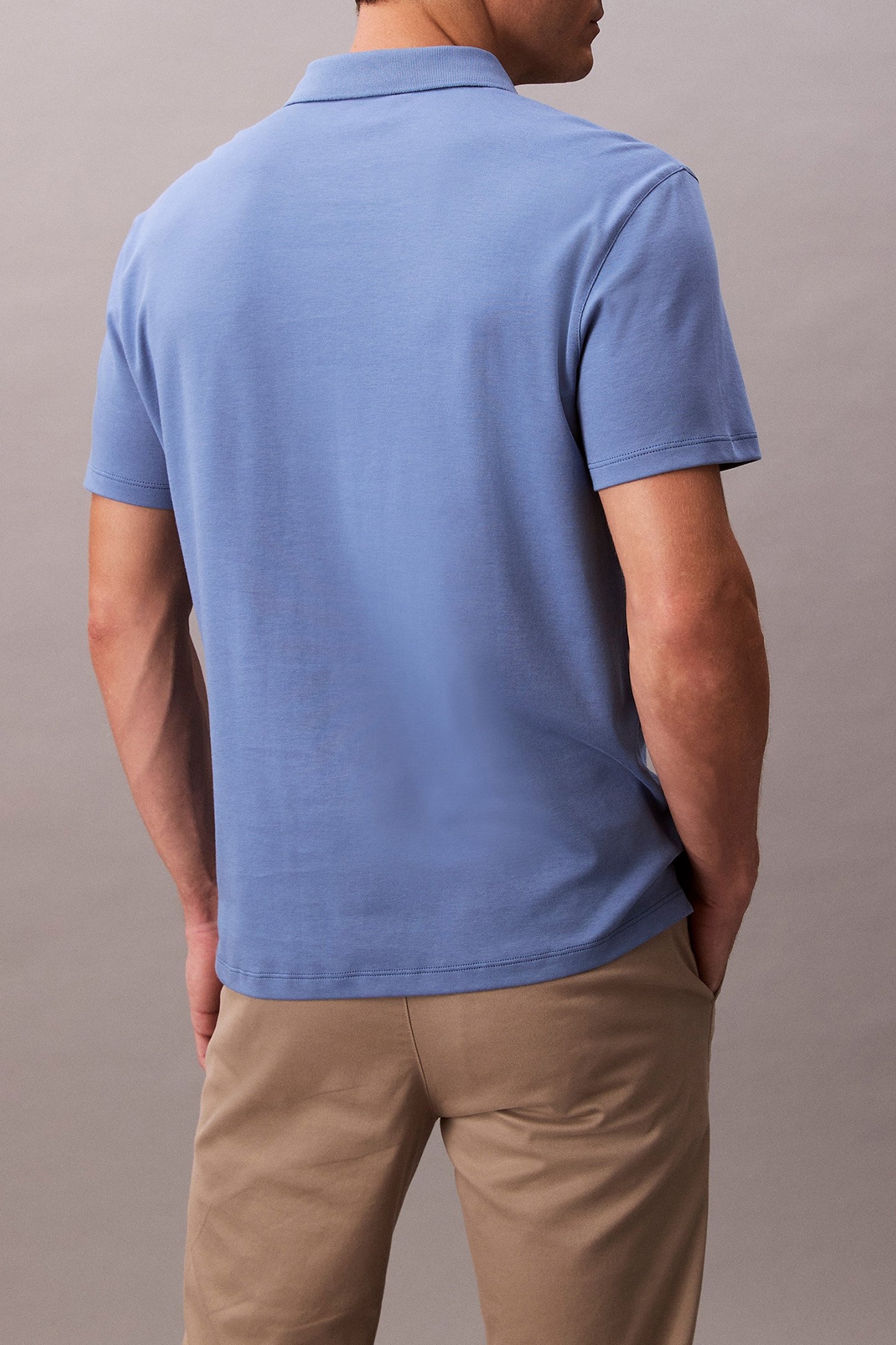 CK SUPIMA POLO REG FIT NILE BLUE 2