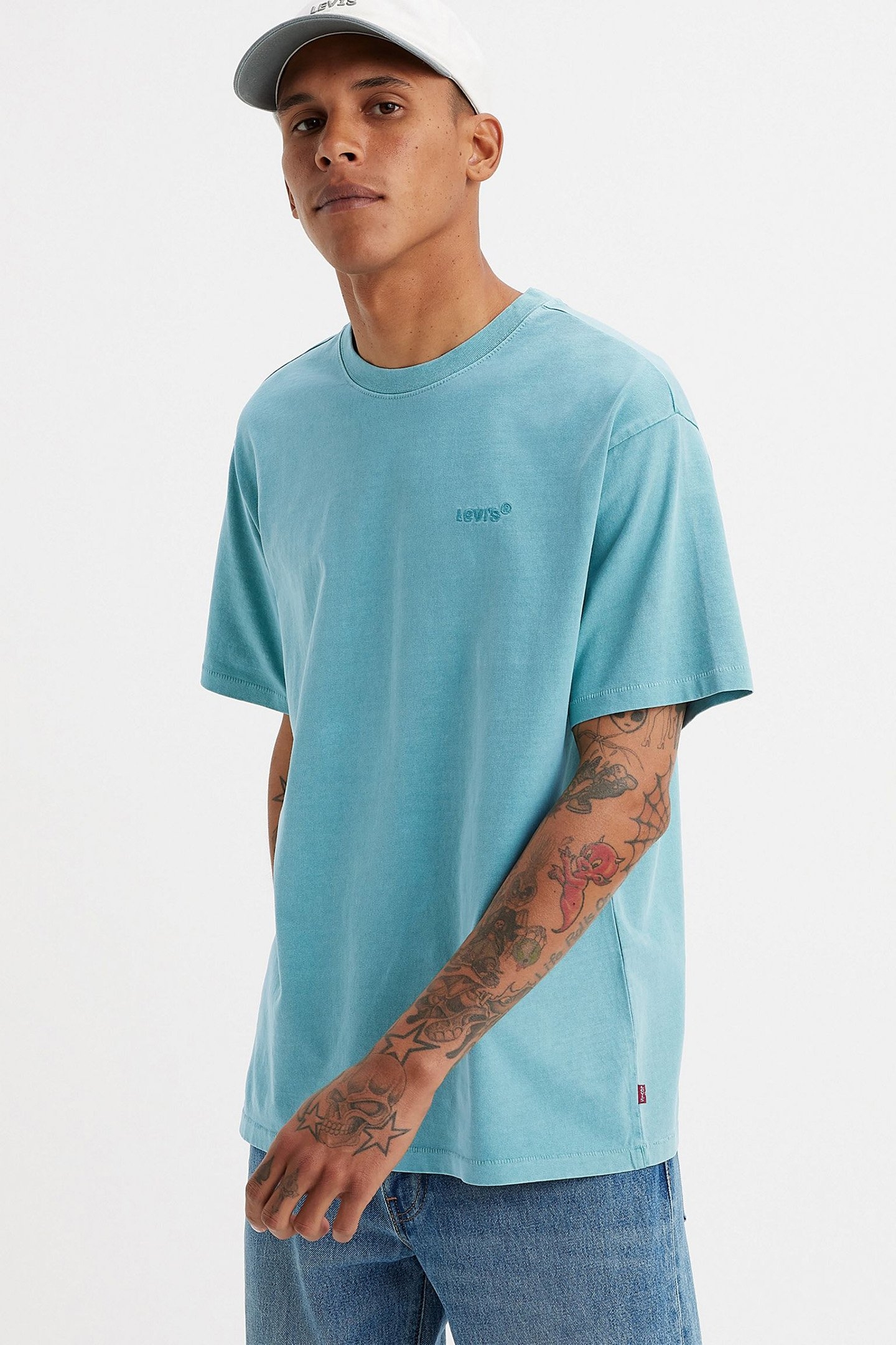 RED TAB VINTAGE TEE GD BLUE GROTTO 4