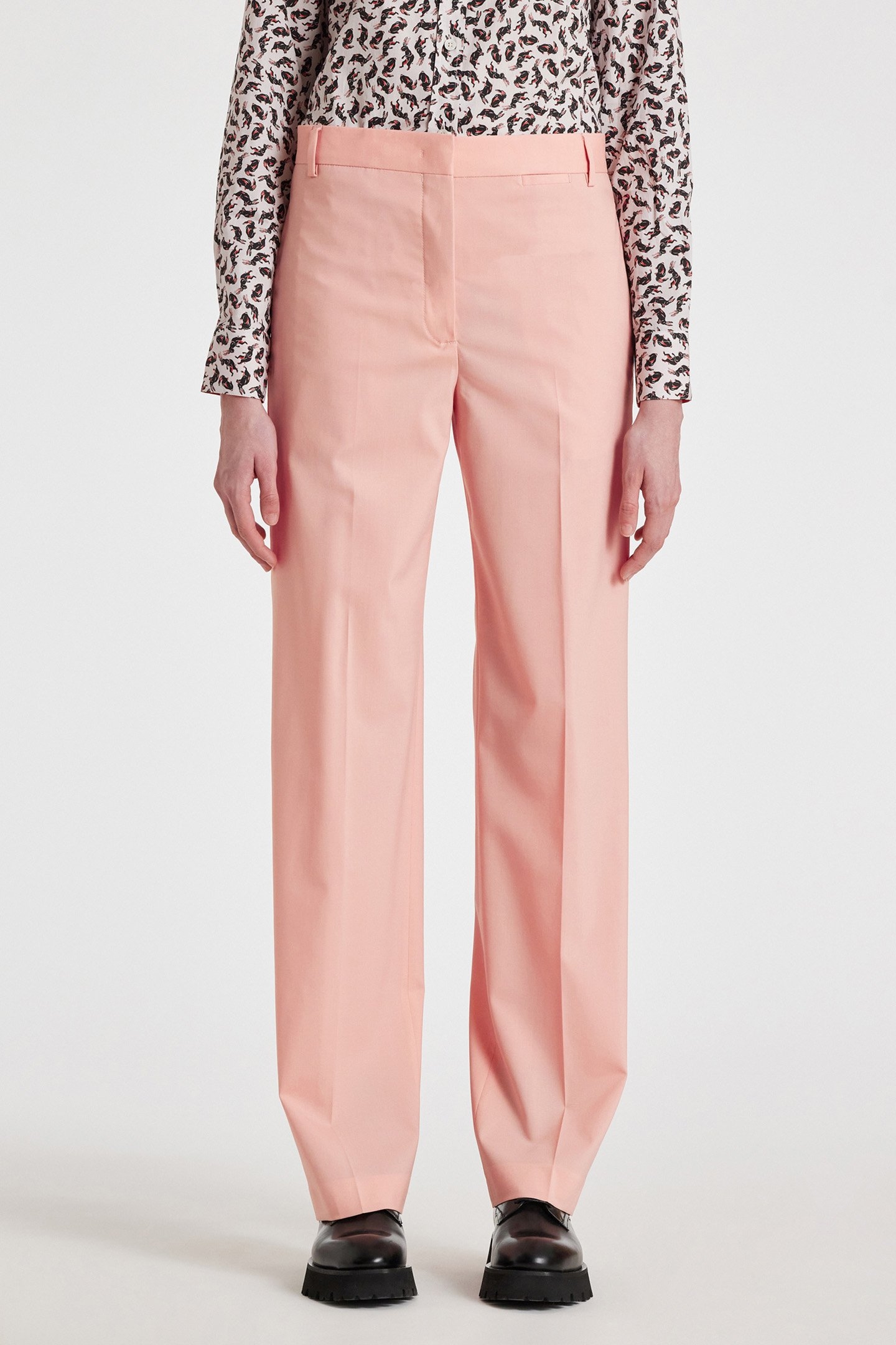WOMENS TROUSERS POWDER PINK 1