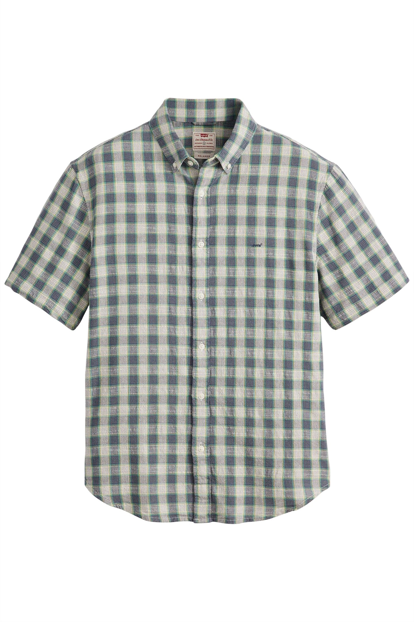 SS AUTHENTIC BUTTON DOWN XAVIER PLAID 3