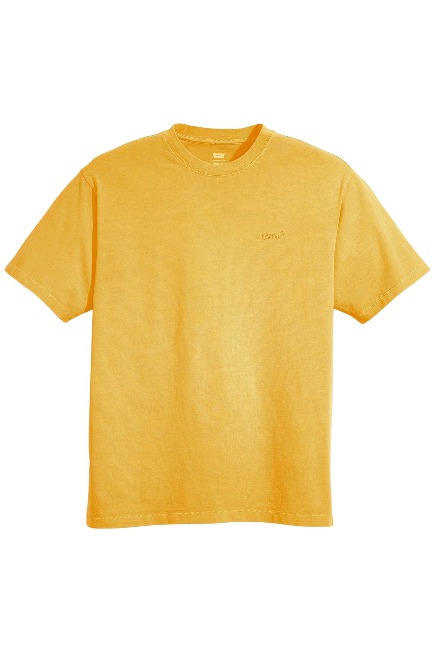 RED TAB VINTAGE TEE GARMENT DYE OCHRE 3