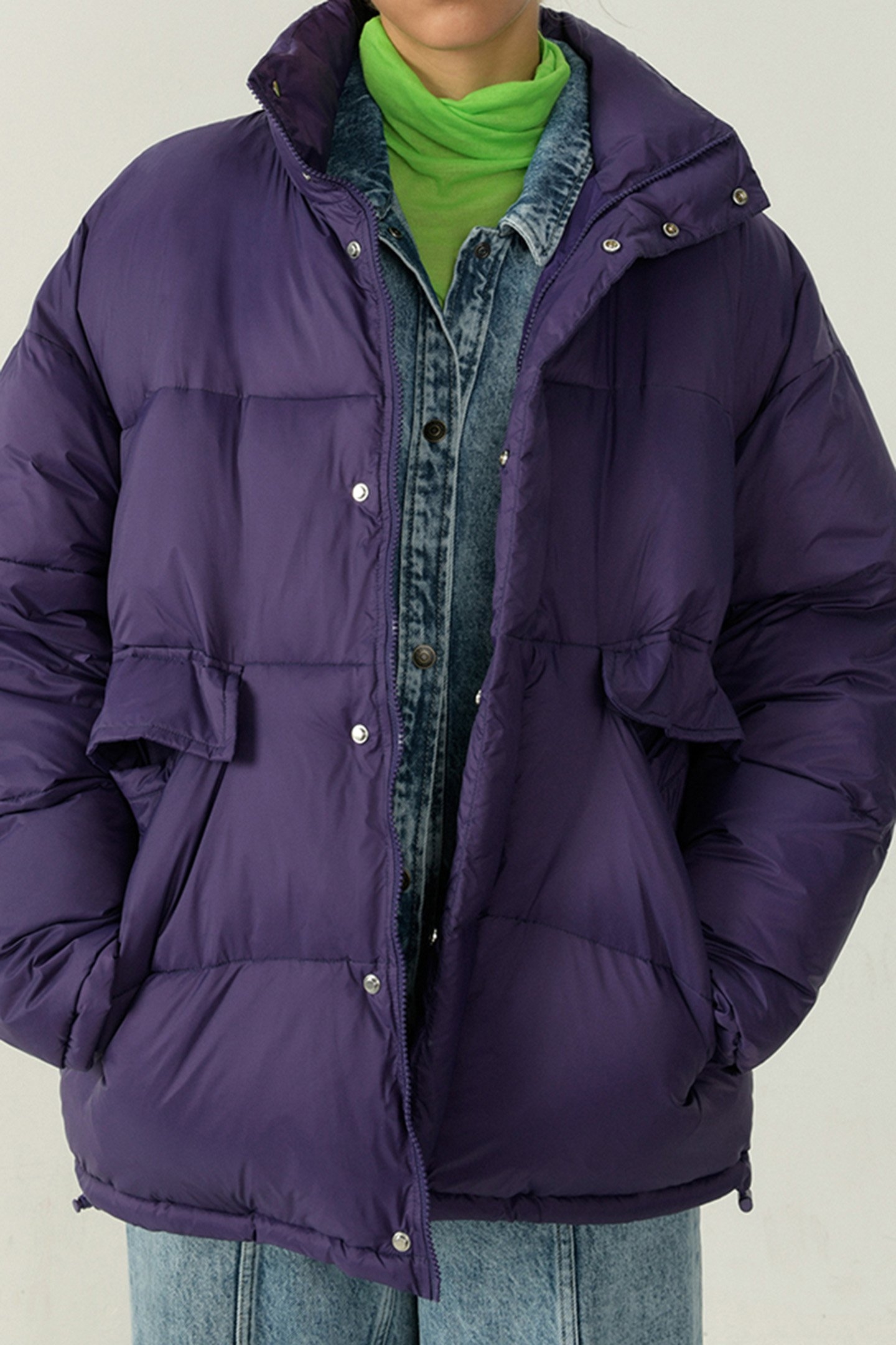 UNISEX KOLBAY COAT AUBERGINE 4
