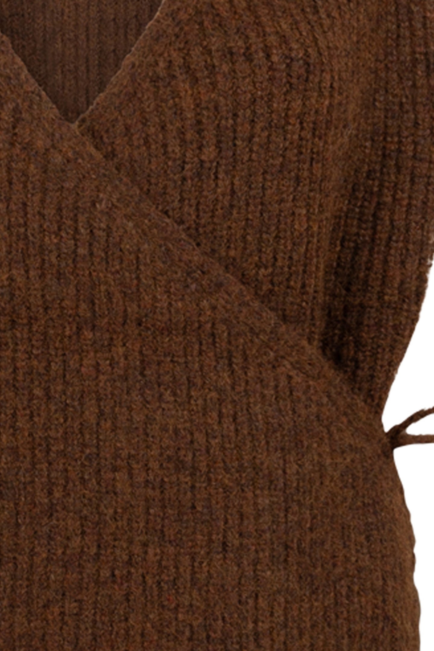 BILLIE KNITTED VEST S/L MUSTANG MELEE 5