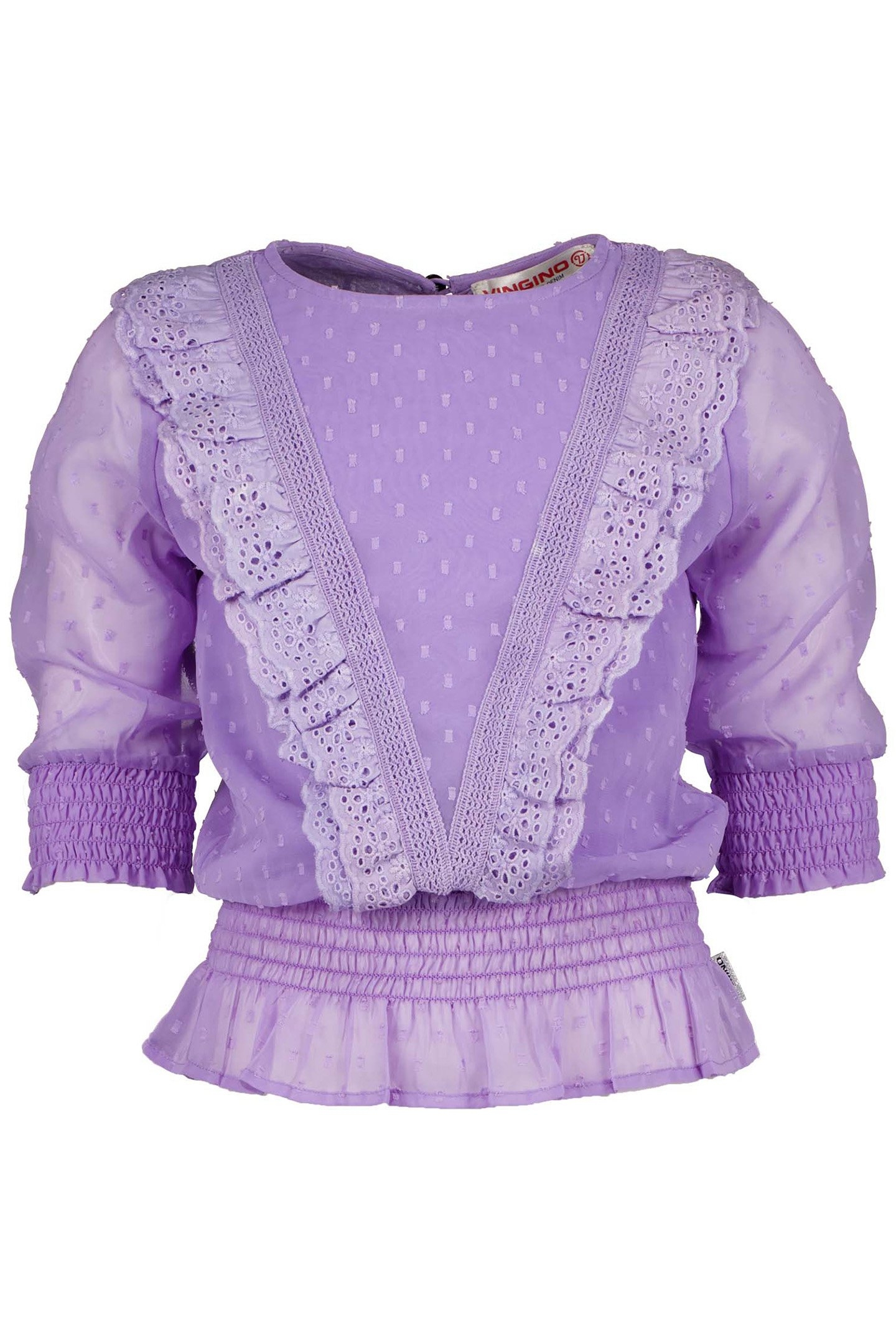 GIRL'S JARINE BLOUSE SOFT LILAC 1