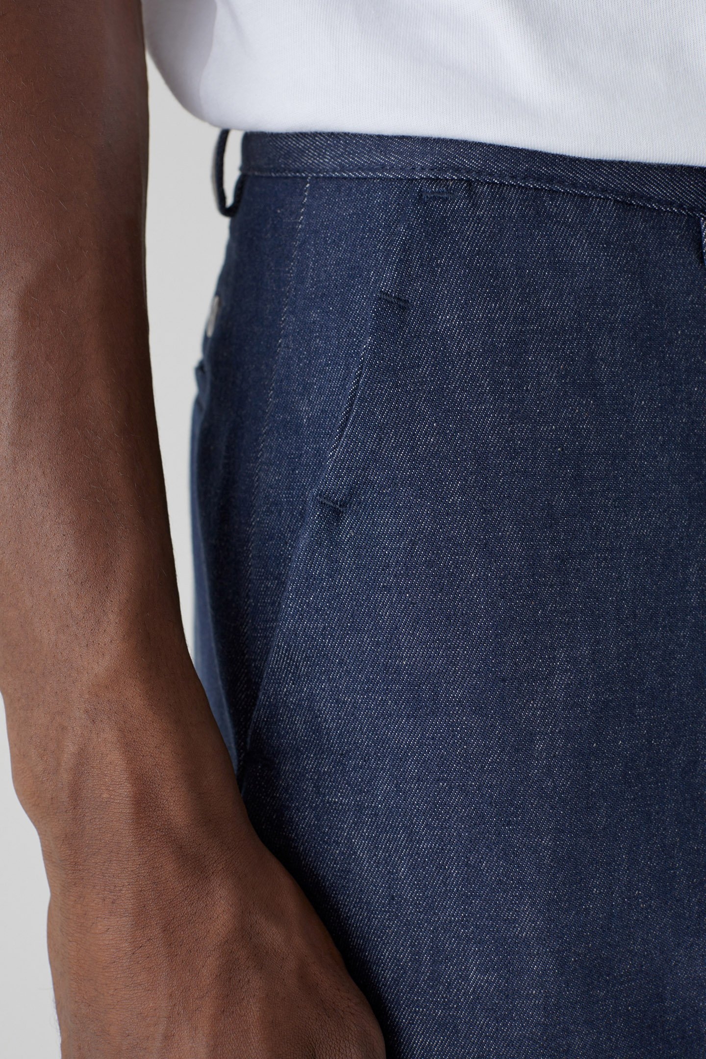 LIVINGTON WIDE JEANS DARK BLUE 7