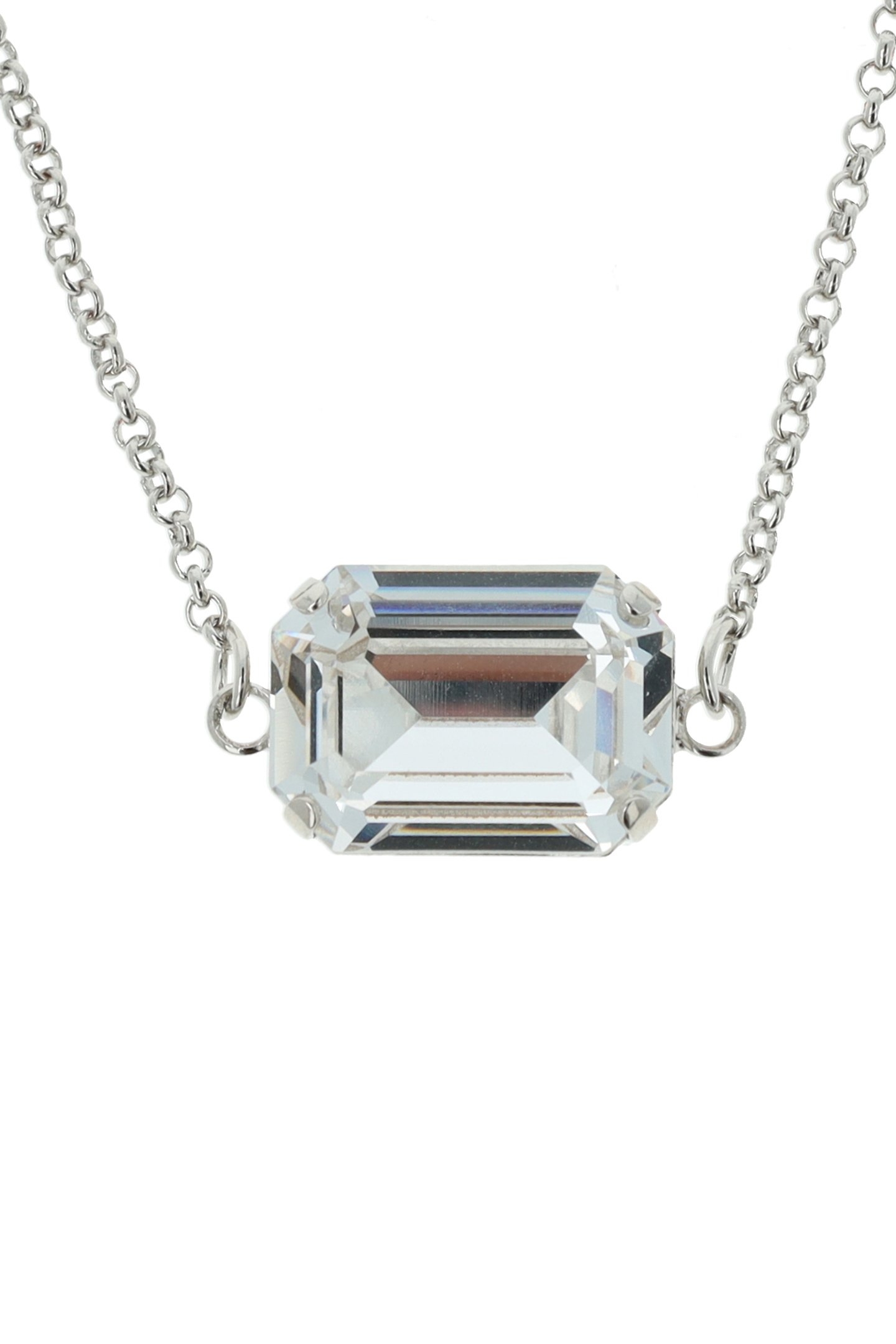 LADY DI BRACELET RHODIUM CRYSTAL 3