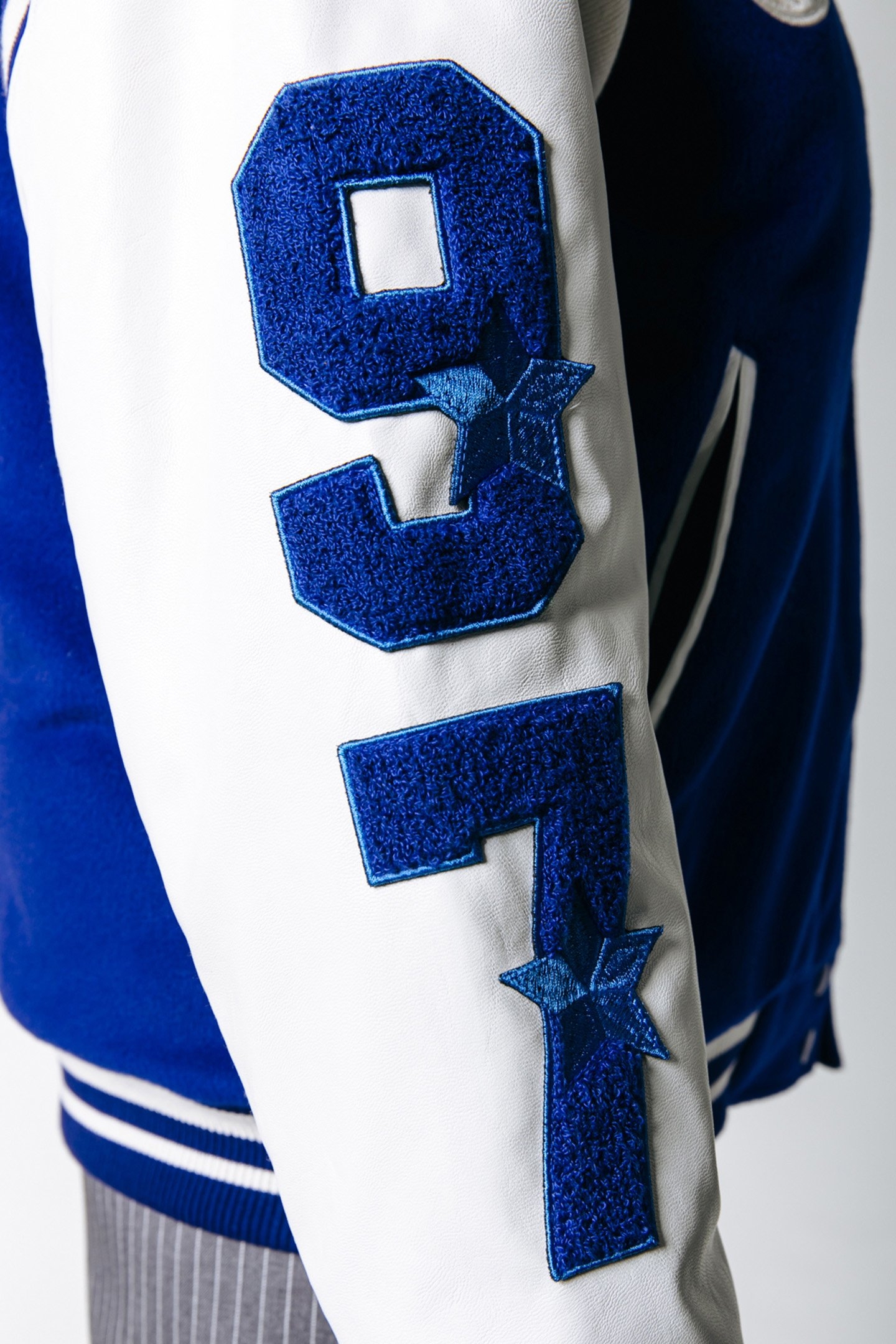 EDNA BASEBALL BOMBER JACKET BRIGHT BLUE 3