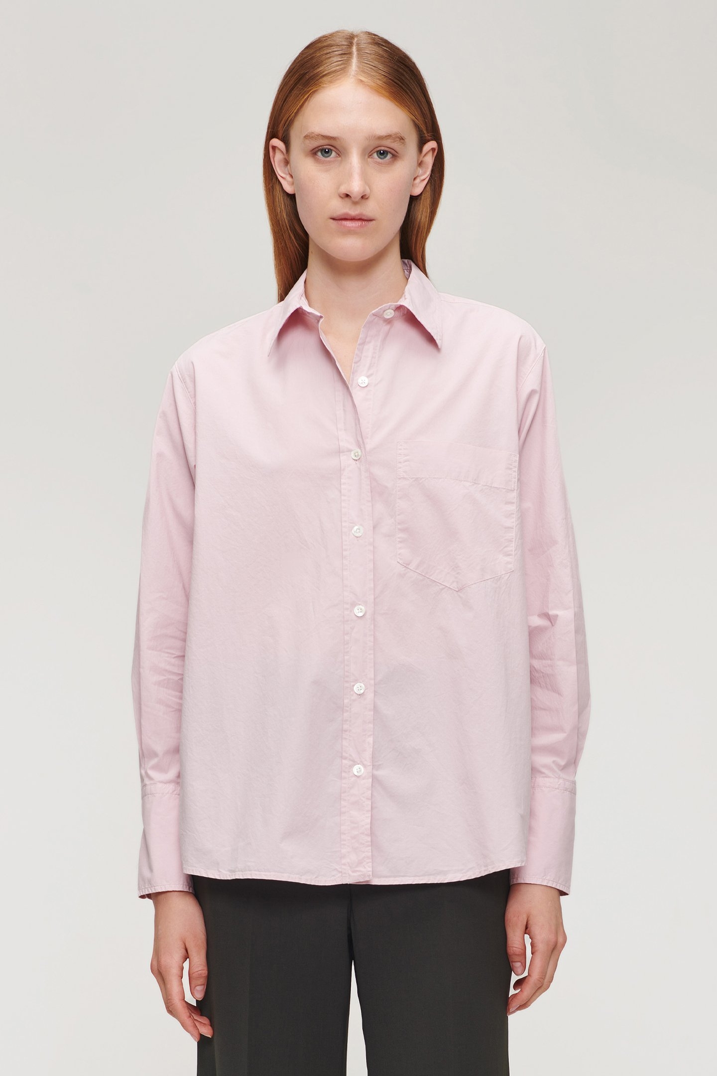 ORG COTTON BOYS SHIRT BLUSH 1
