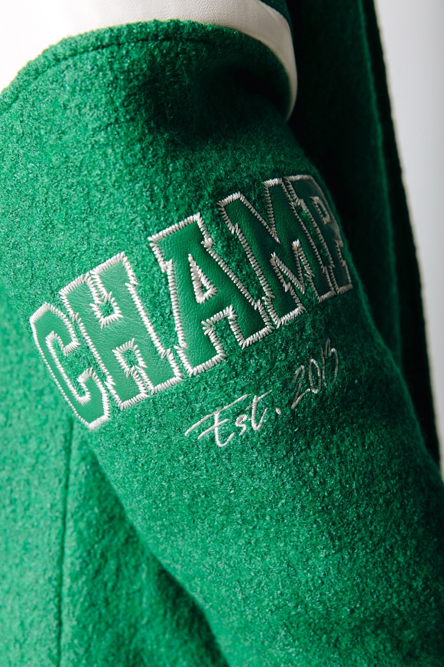 JOAN BASEBALL BOMBER JACKET DEEP GREEN 6