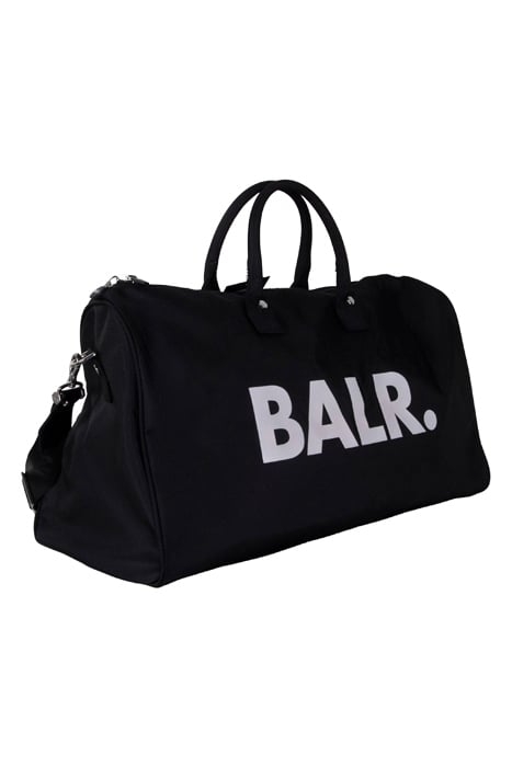 UNISEX B-SERIES DUFFLE BAG JET BLACK/BRIGHT WHITE 4