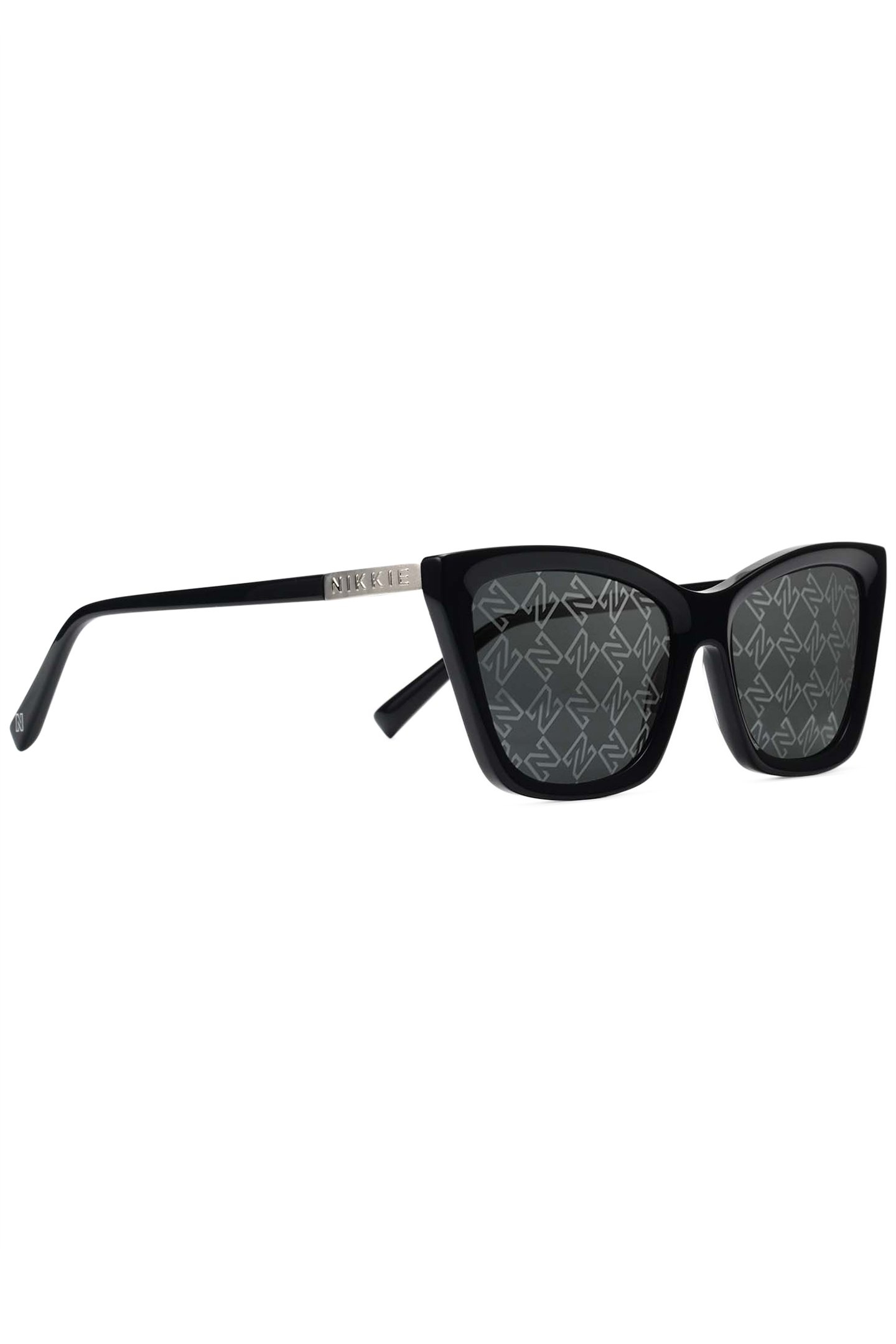 DAISY LOGO SUNGLASSES BLACK/SILVER 1