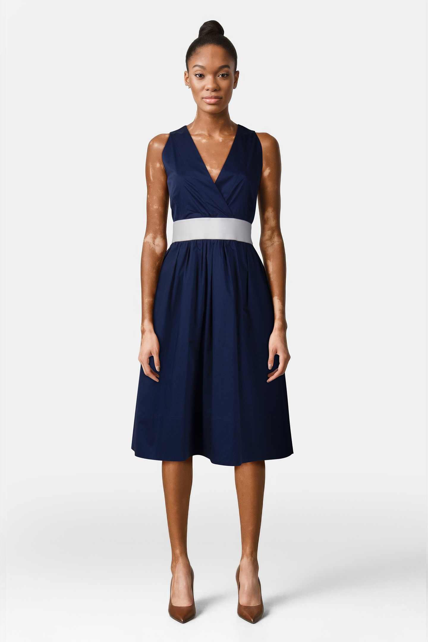 V DRESS BLUE OCEAN 1