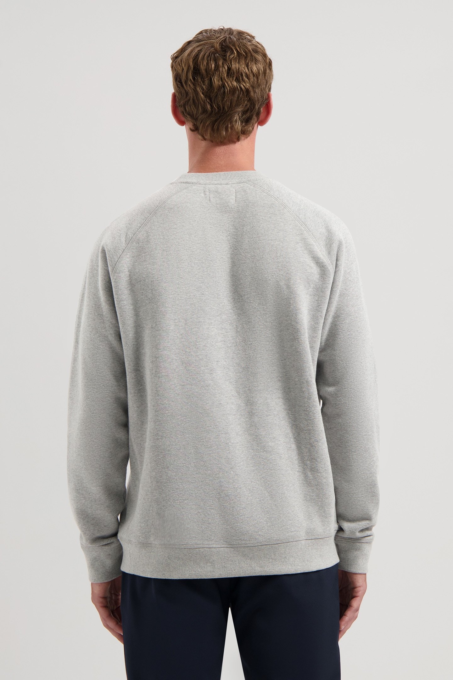 DS_SAMMY CREW PEACH SWEAT GREY MELANGE 2