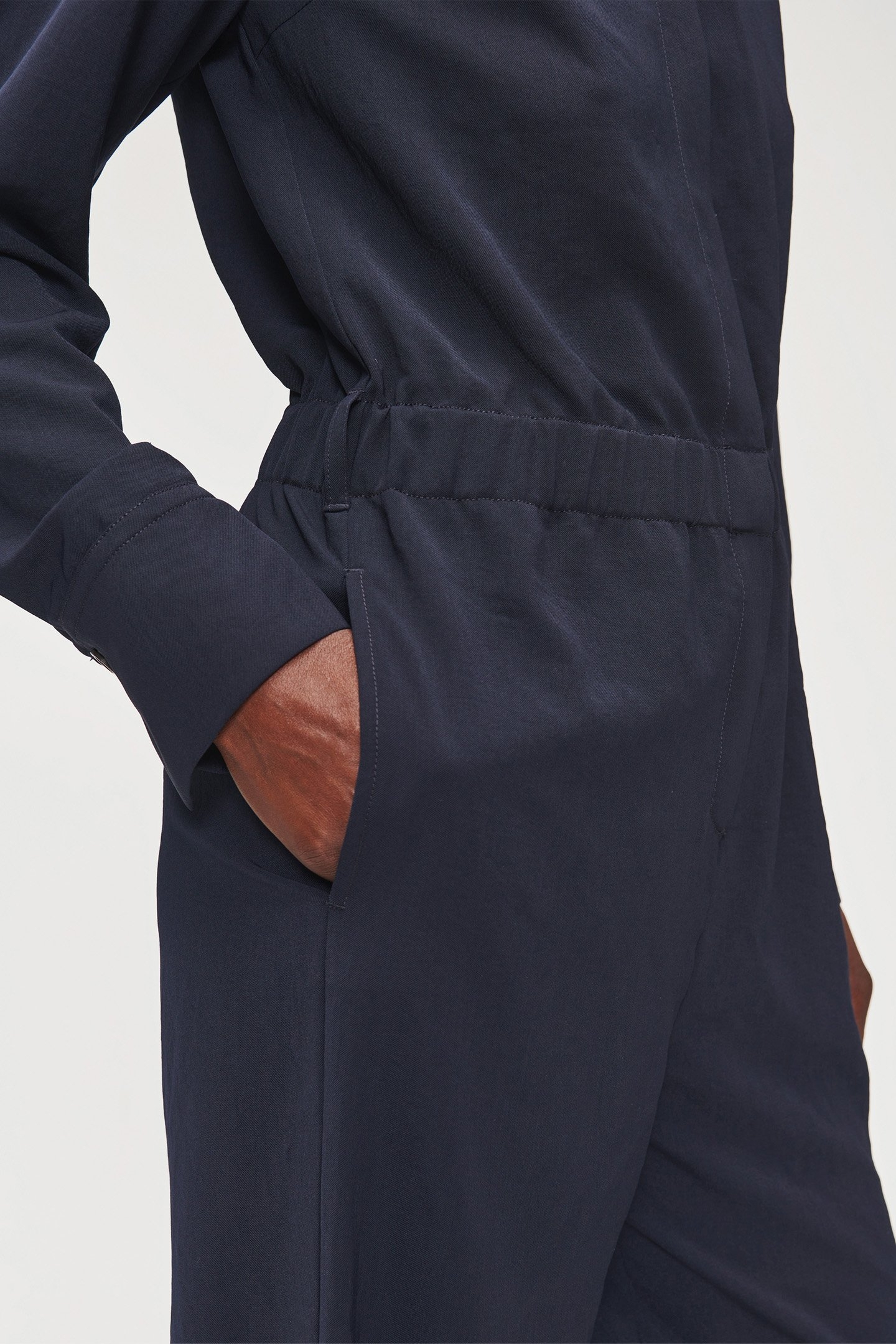 RELAXED FIT JUMPSUIT MIDNIGHT BLUE 4