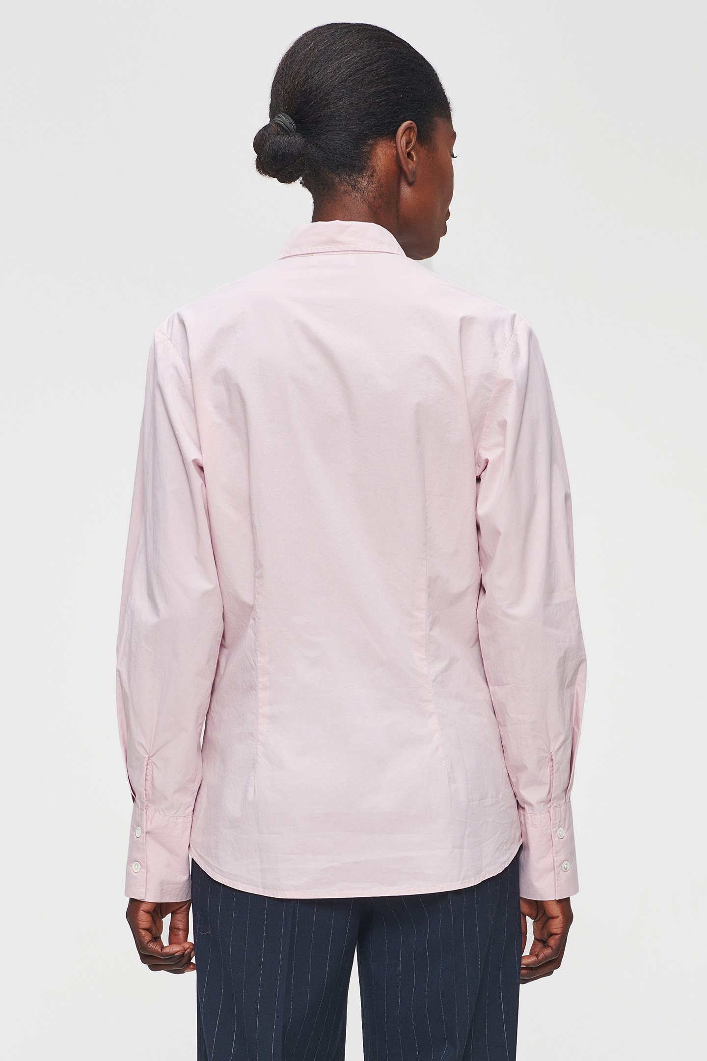 ORG COTTON FITTED SHIRT BLUSH 2