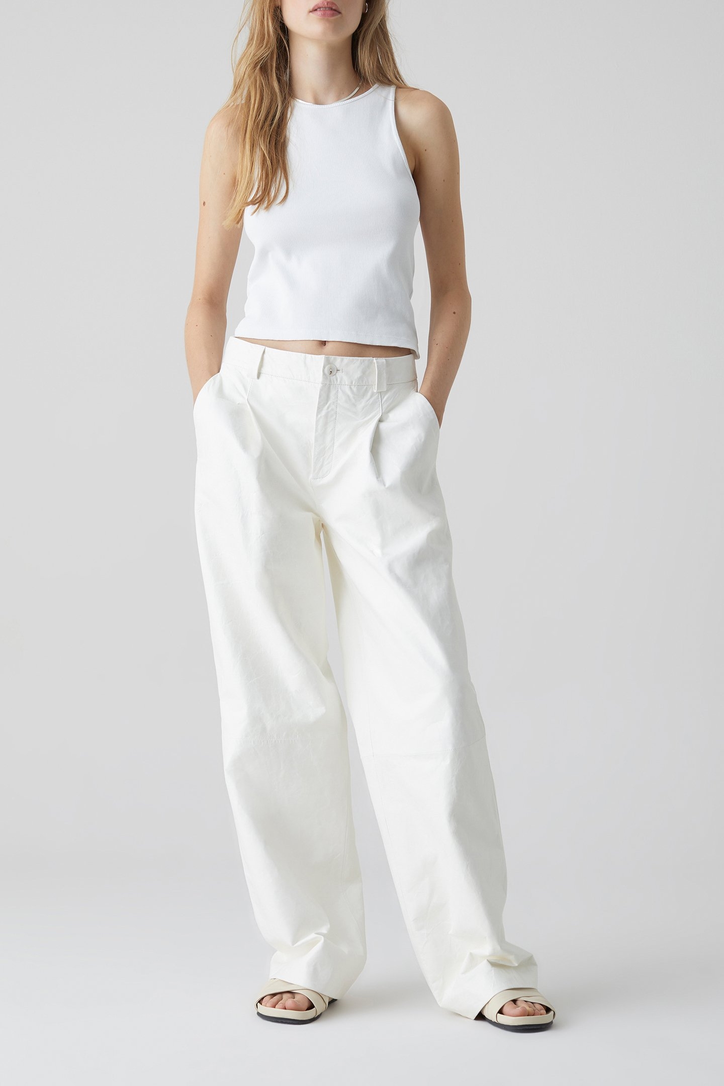 BROOKS PANTS WHITE 3