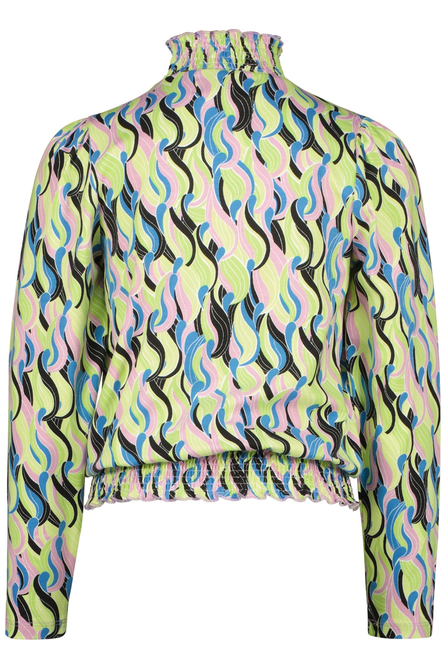 GIRL'S JAMELIE TOP GREEN SPLASH 2