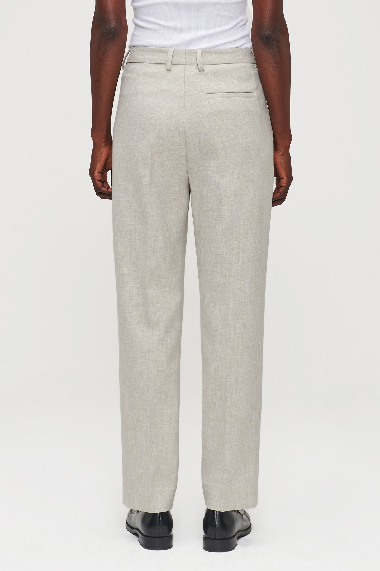 CROPPED CLASSIC PANTS GREIGE 2