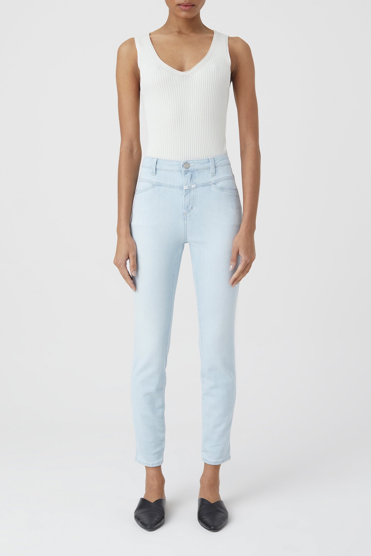 SKINNY PUSHER JEANS LIGHT BLUE 2
