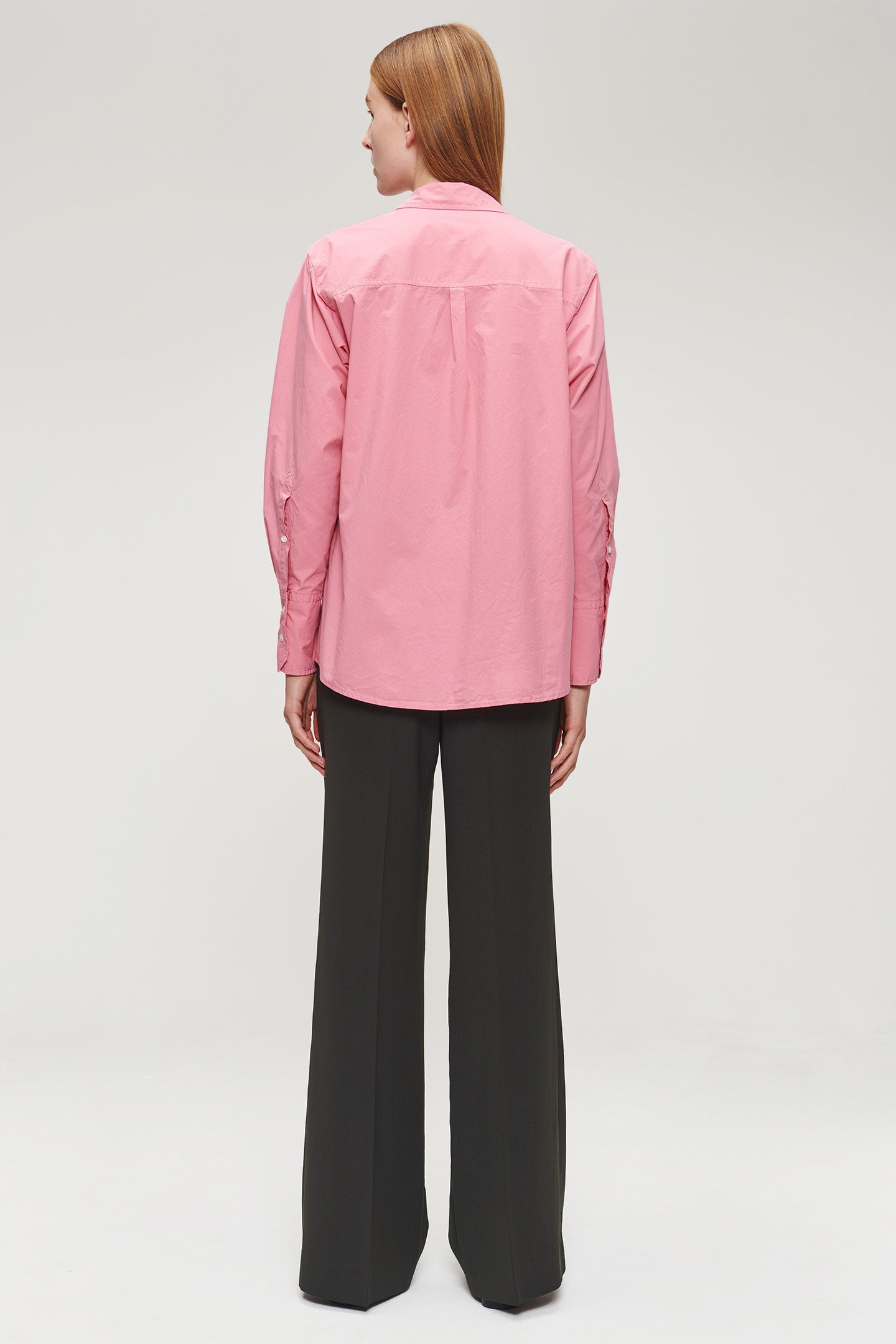 ORG COTTON BOYS SHIRT PINK 4