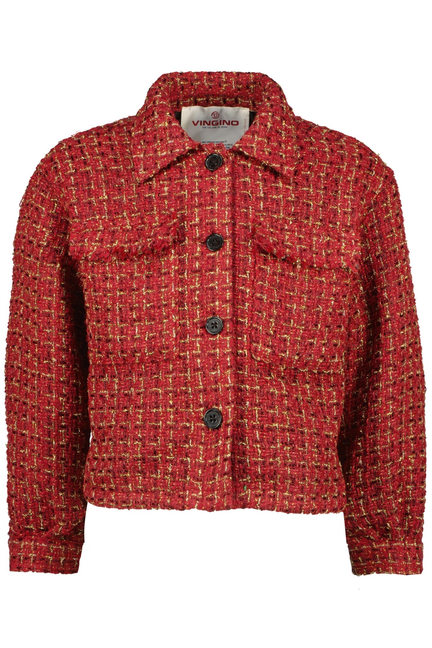 GIRL'S LIV JACKET INDOOR DEEP RED 1