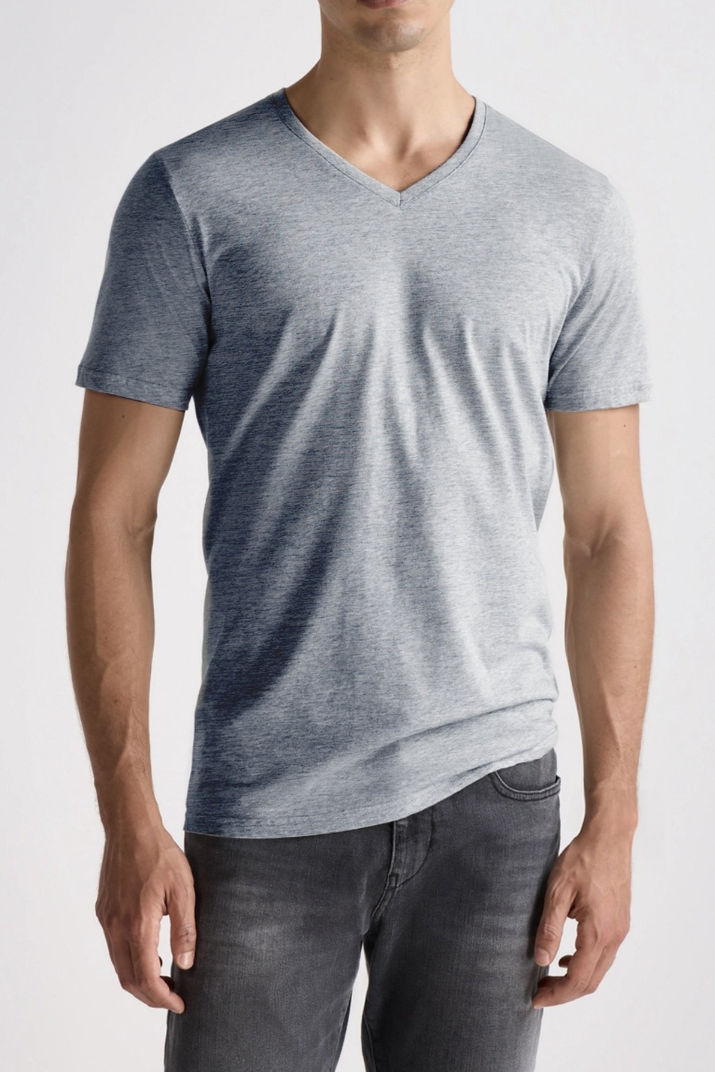 MCGREGOR - PREMIUM STRETCH T-SHIRT - V-NECK - 4-PACK GREY 2