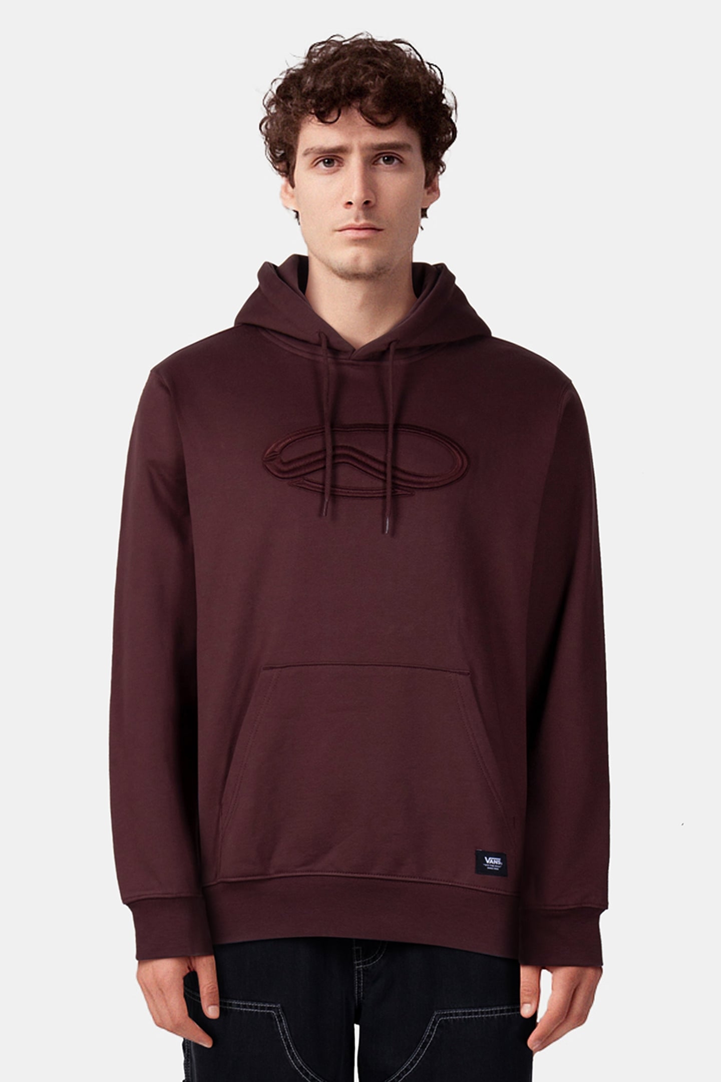 VANS OVAL LOOSE FLEECE PO BITTER CHOCOLATE 1