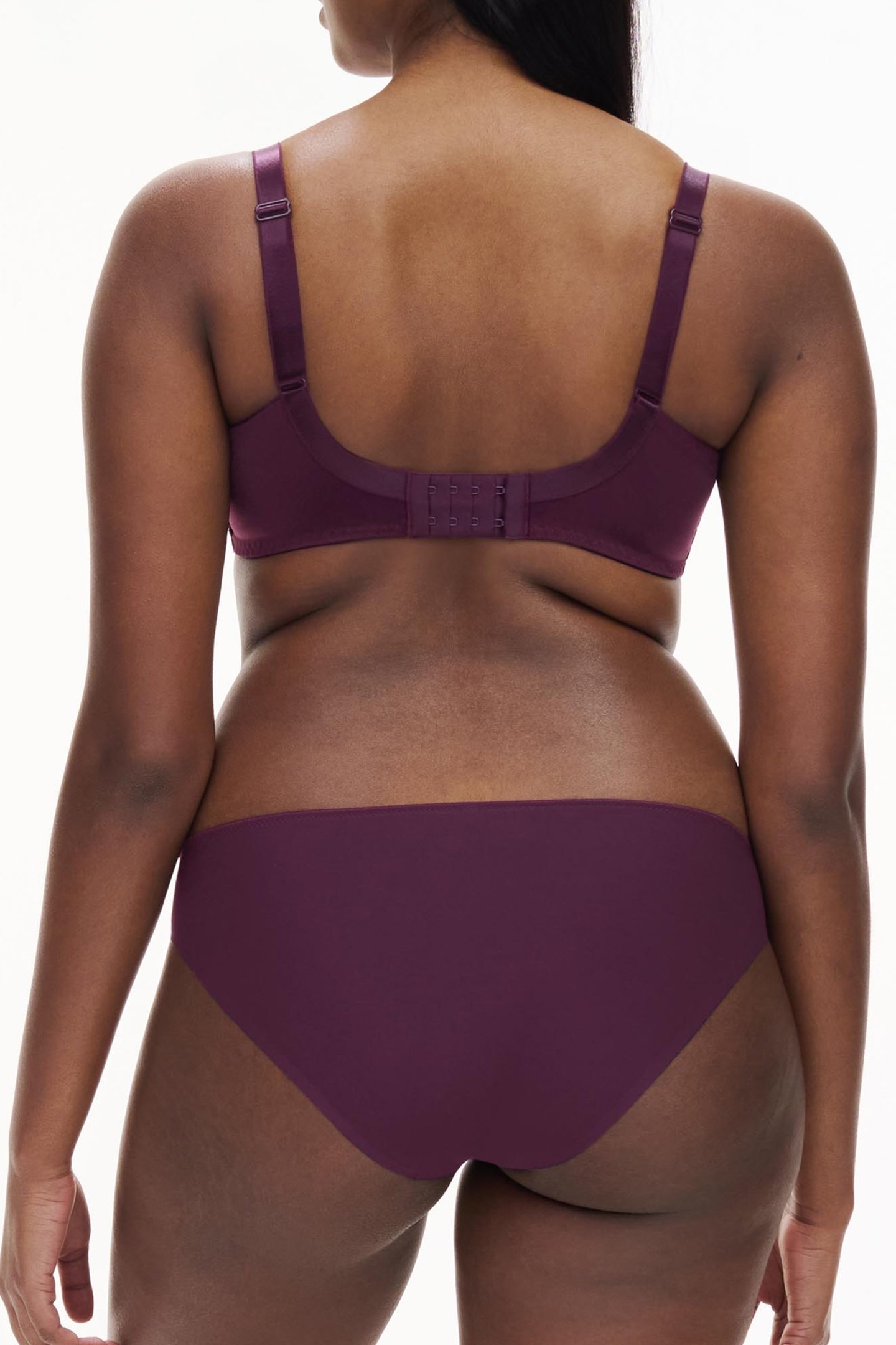 CO BRA TSHIRT HALF CUP MEMORY AUBERGINE SHADES 2