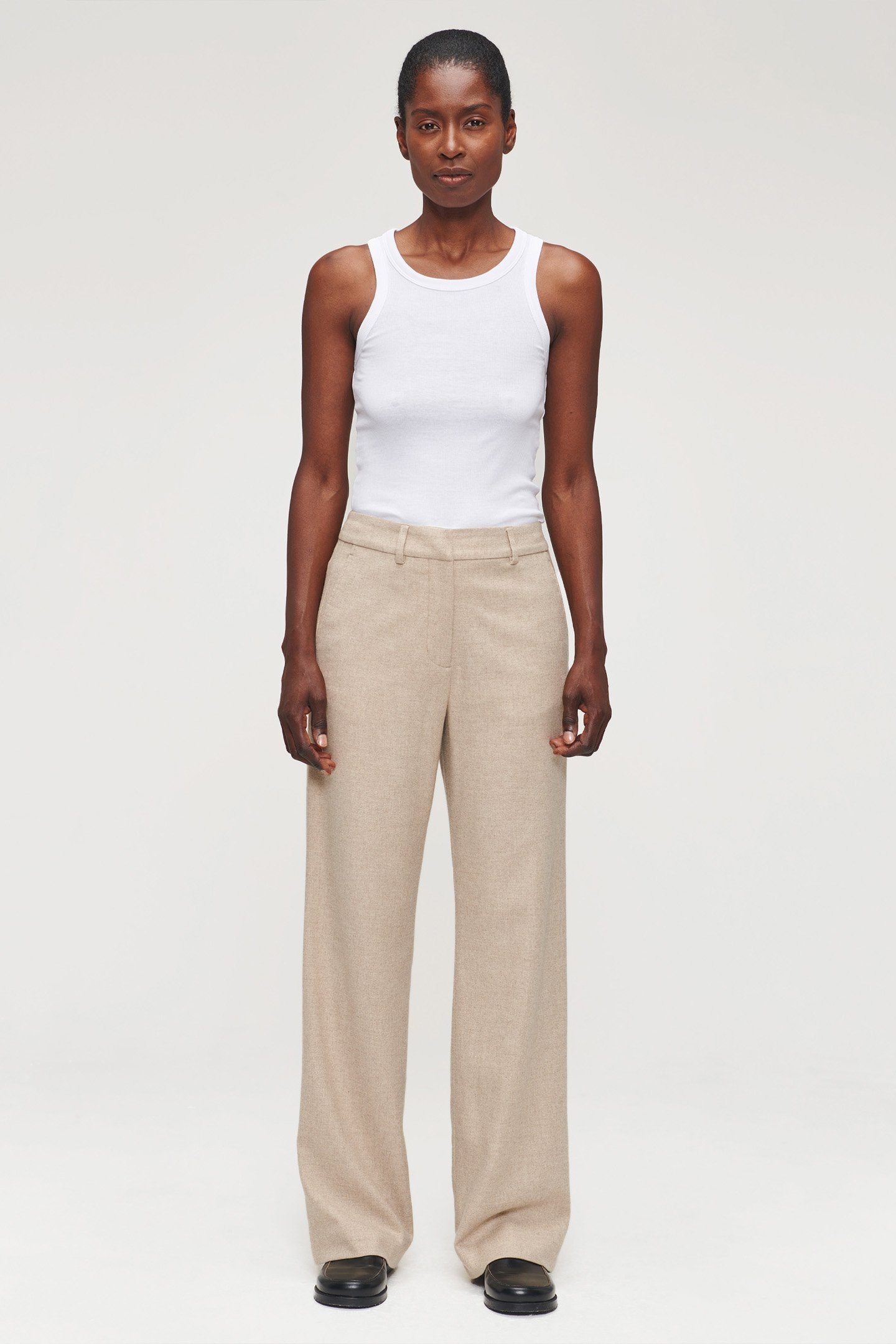 RELAXED FLANNEL PANTS SIMPLY TAUPE 3