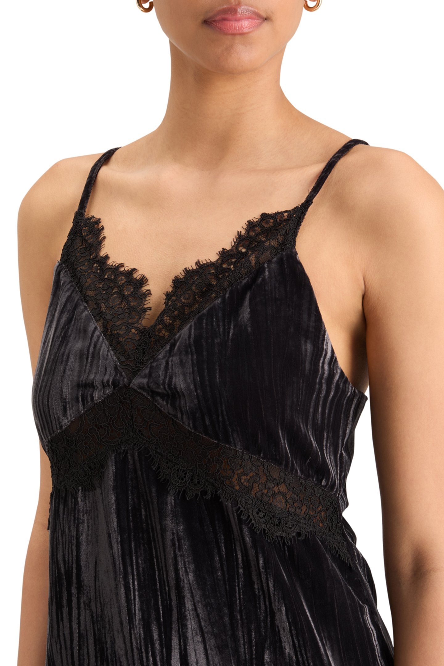 VELVET TANK TOP EVENING BLACK 7