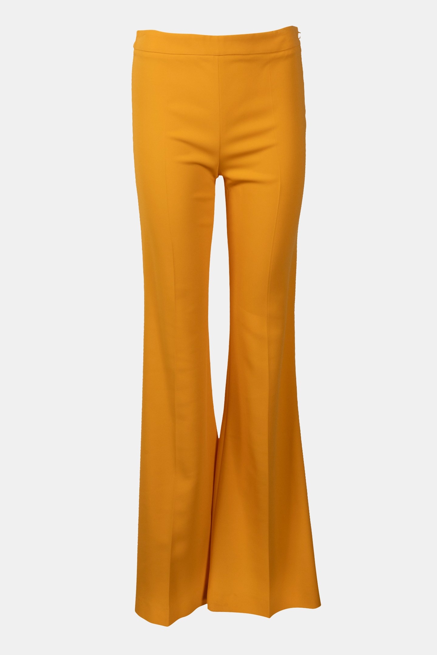 60'S CADY FLARED TROUSERS YELLOW 3
