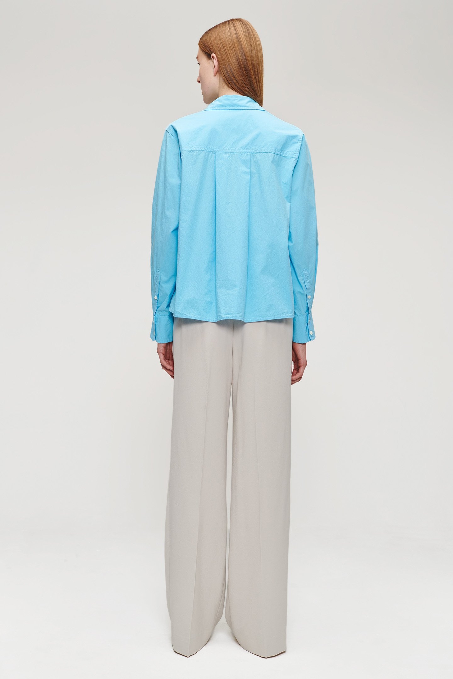 ORG COTTON BOXY SHIRT SKY BLUE 4