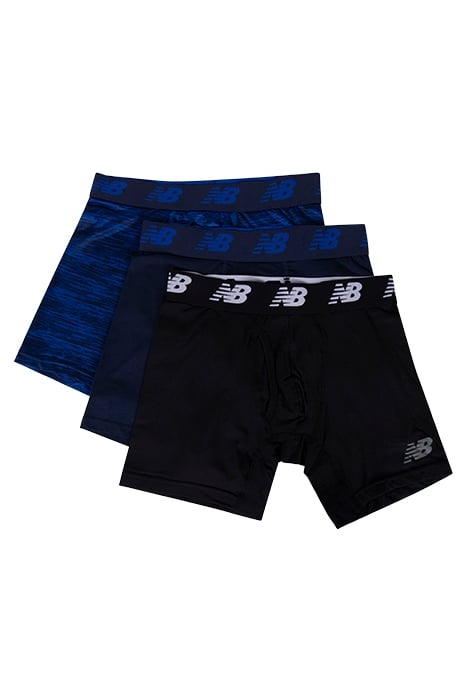 PREMIUM 6 INCH BOXER SHORTS MULTIPACK IN BLUE/BLACK 1