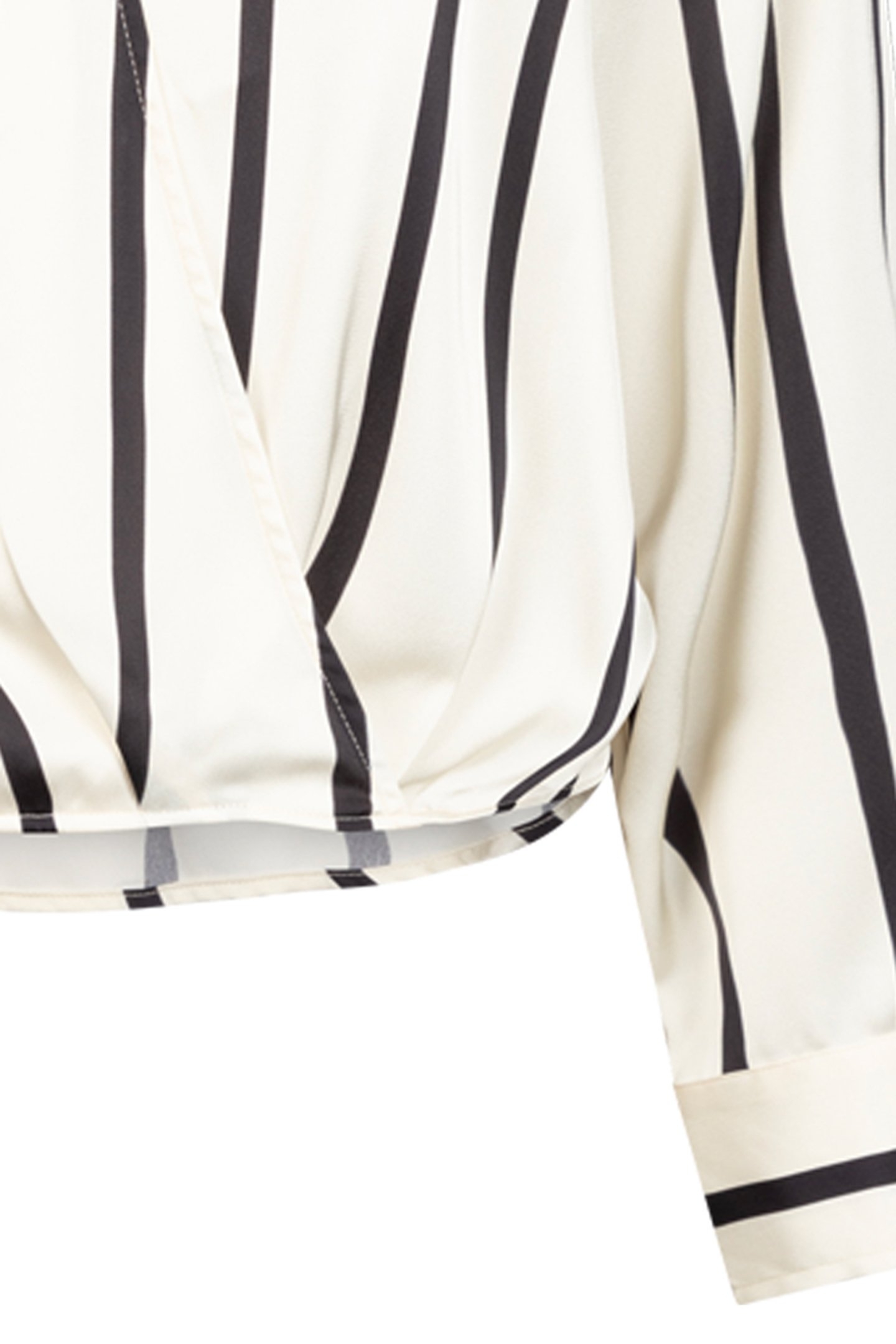 ELISA TOP LONG SLEEVE BLACK WHITE STRIPE 5