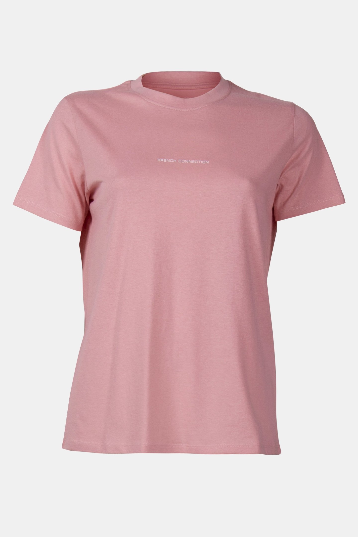 FRENCH CONNECTION TEE WASHED PINK/WHITE 3