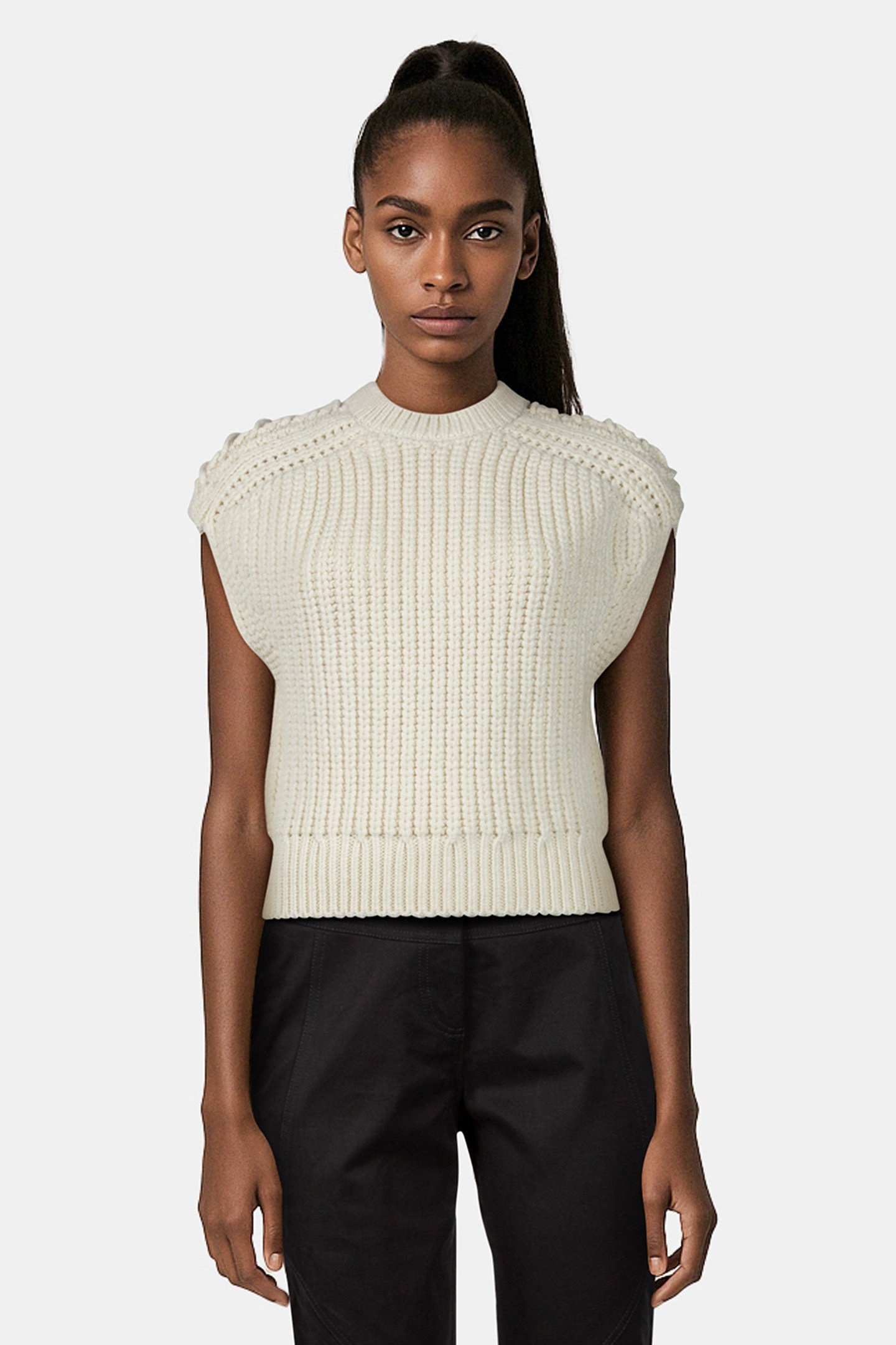 SEVIE PULLOVER ECRU 1