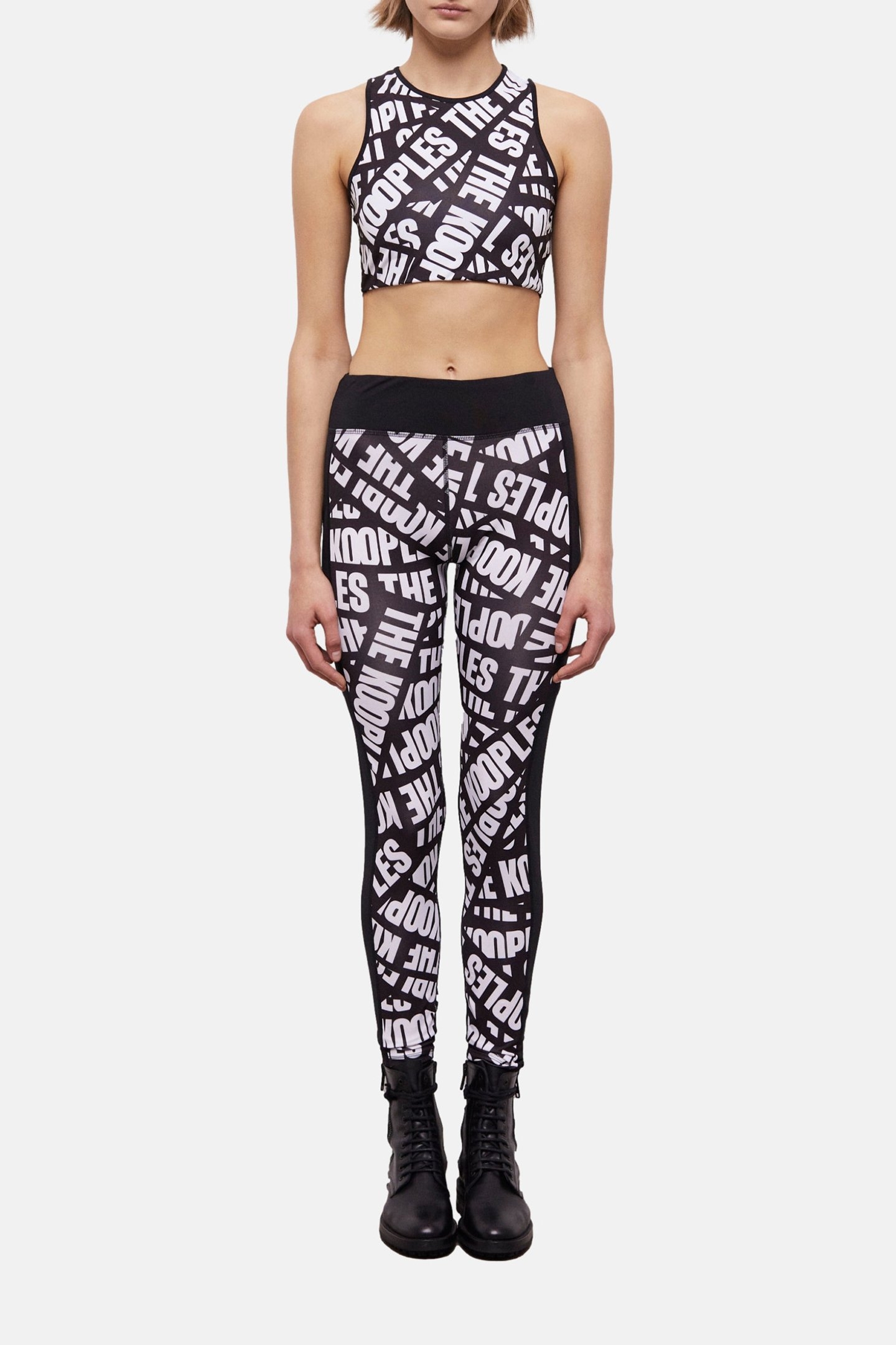 JOGGING BAND LOGO BLACK/WHITE 1