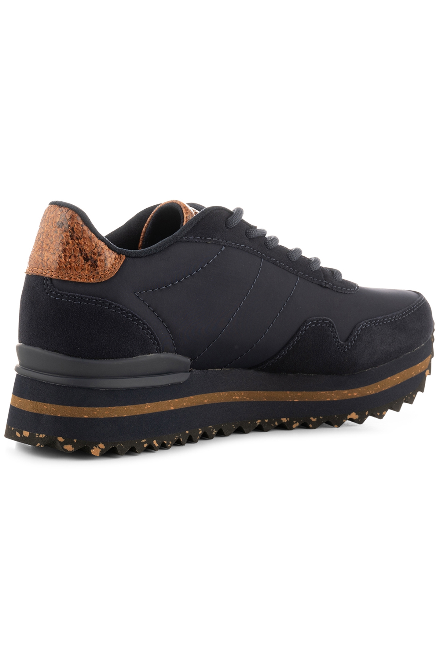 NORA III LEATHER PLATEAU DARK NAVY 7