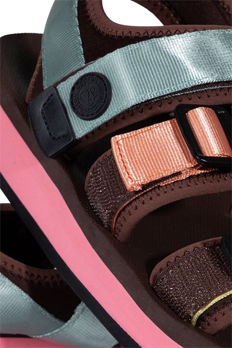 LYDIA SPORT SANDAL DK.BROWN MULTI 4
