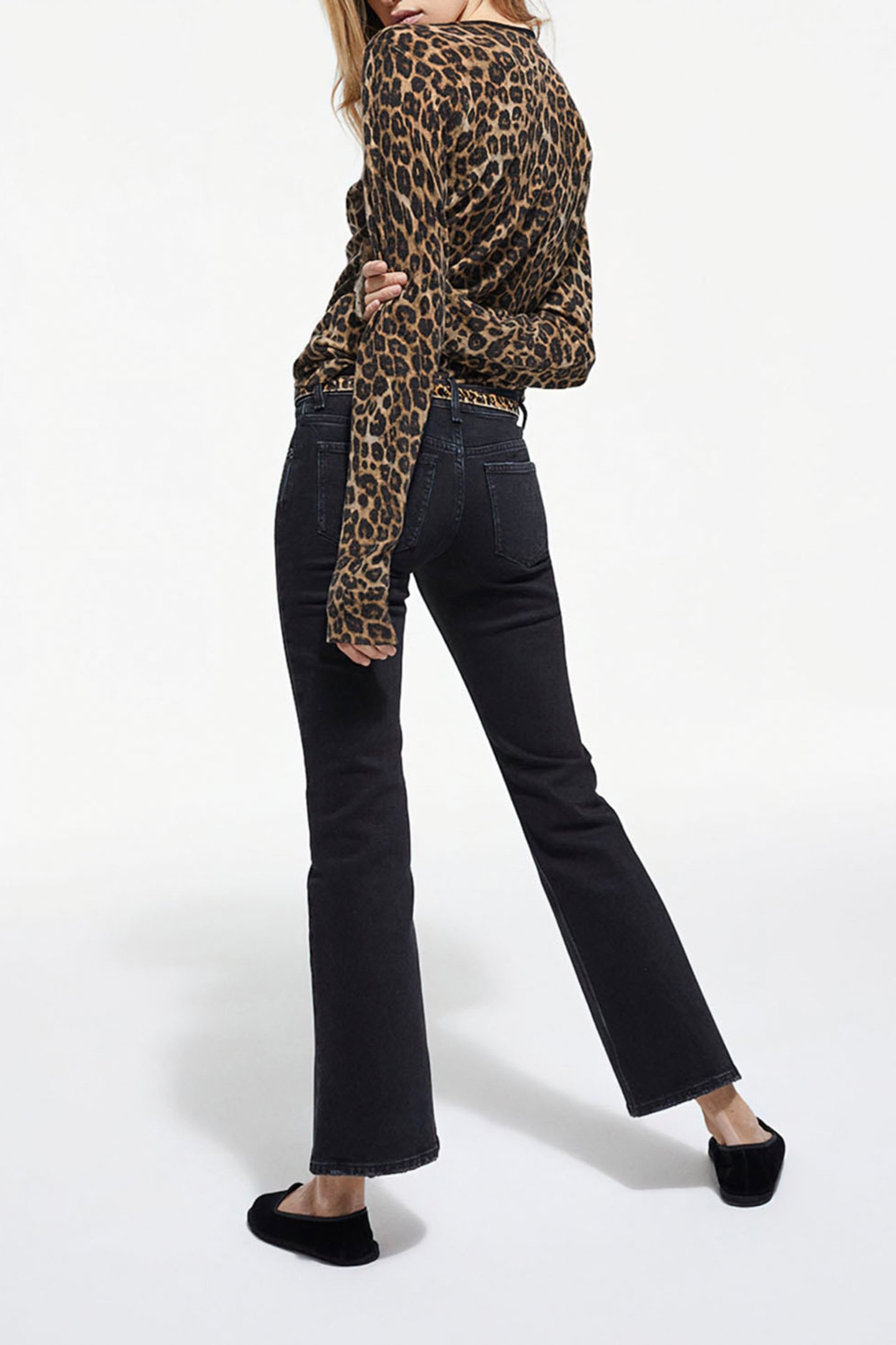 DELAVE BLACK BOOTCUT JEANS 4