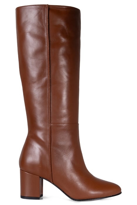 RENZO LEATHER KNEE HIGH BOOT BROWN 1