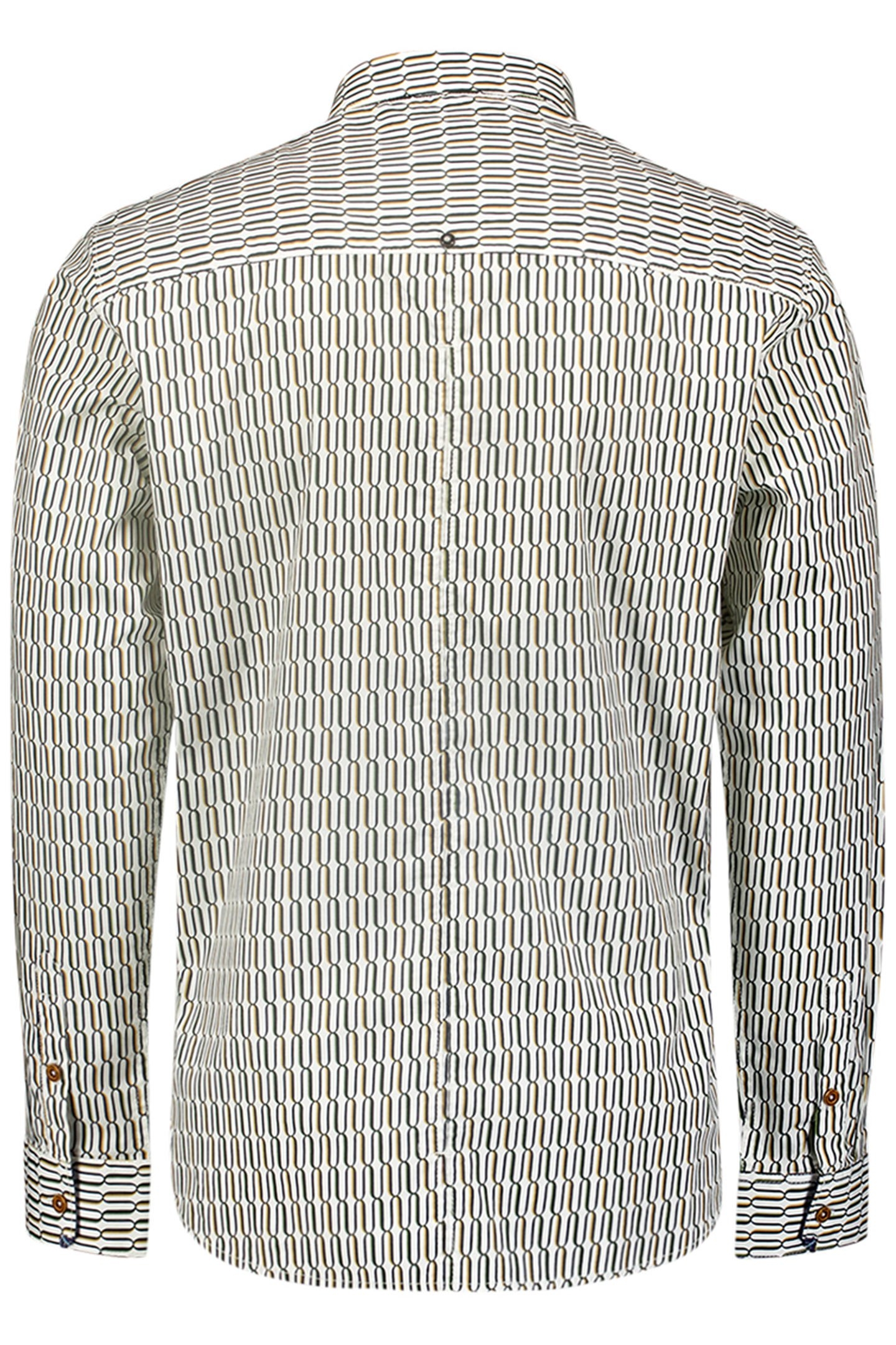 SHIRT STRETCH ALLOVER PRINTED WHITE 5