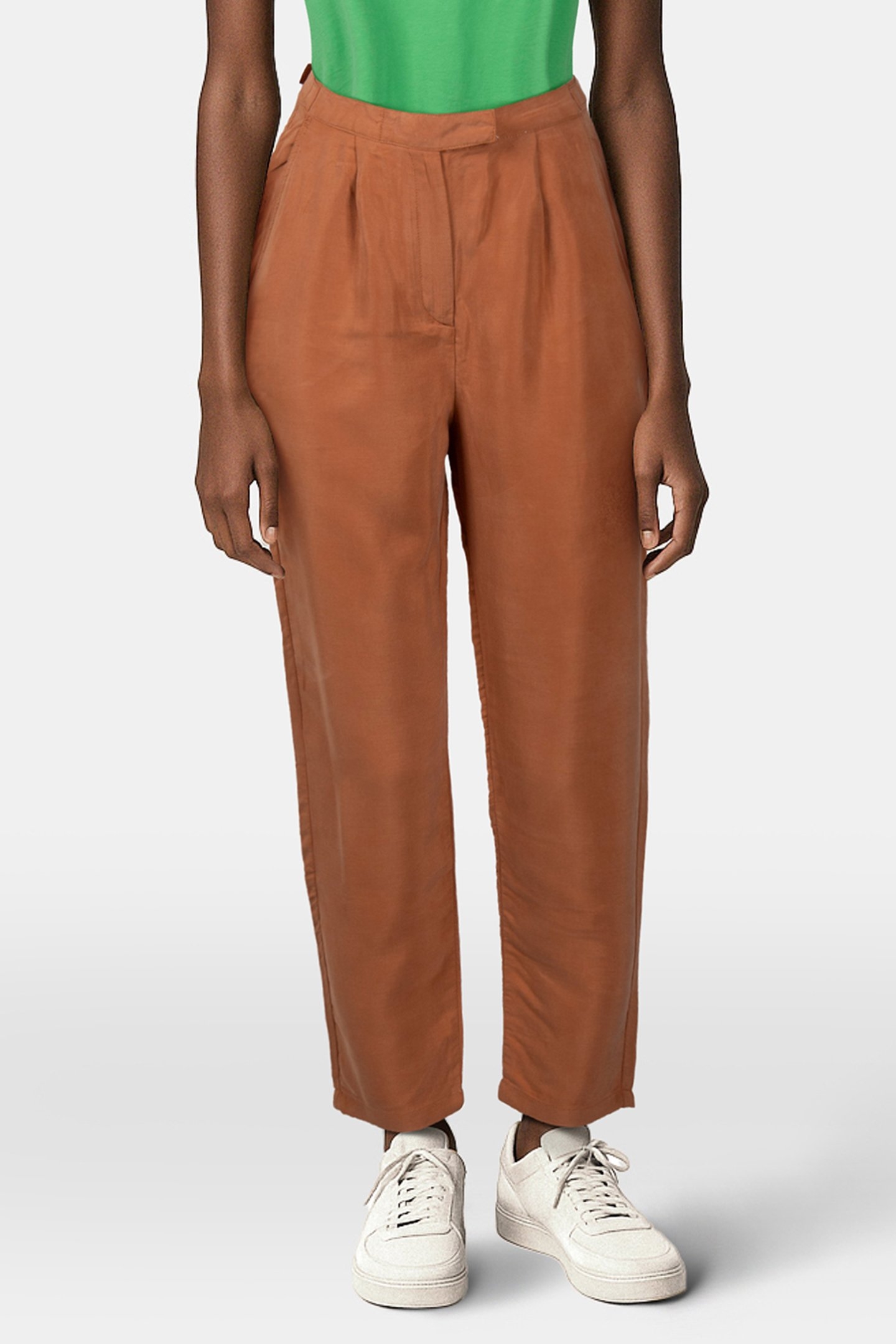 NALASTATE TROUSERS CHATAIN 1