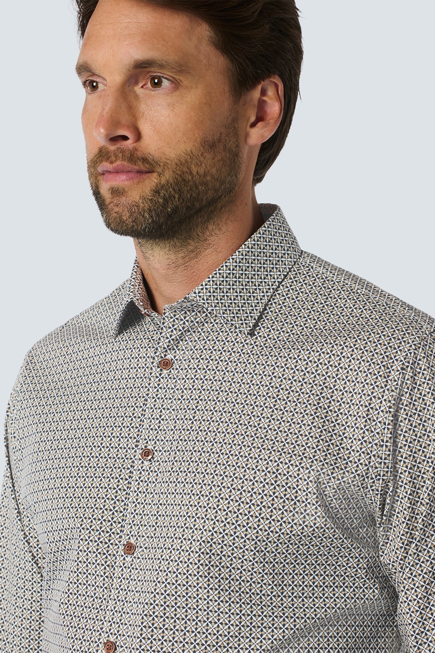 SHIRT STRETCH ALLOVER PRINTED NIGHT 6