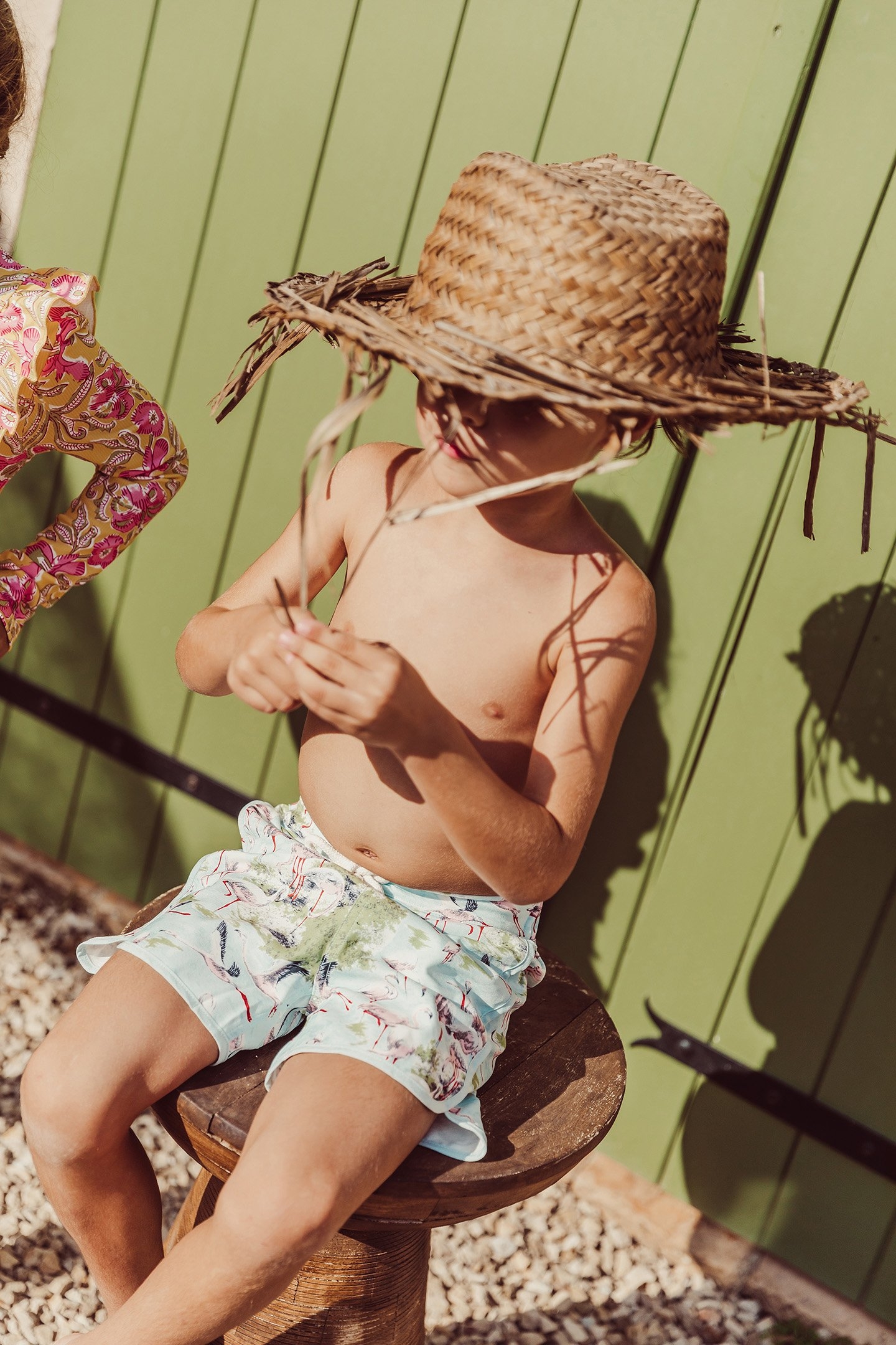 SWIM SHORTS ADERI ACQUA DARJ FLAMINGO 4