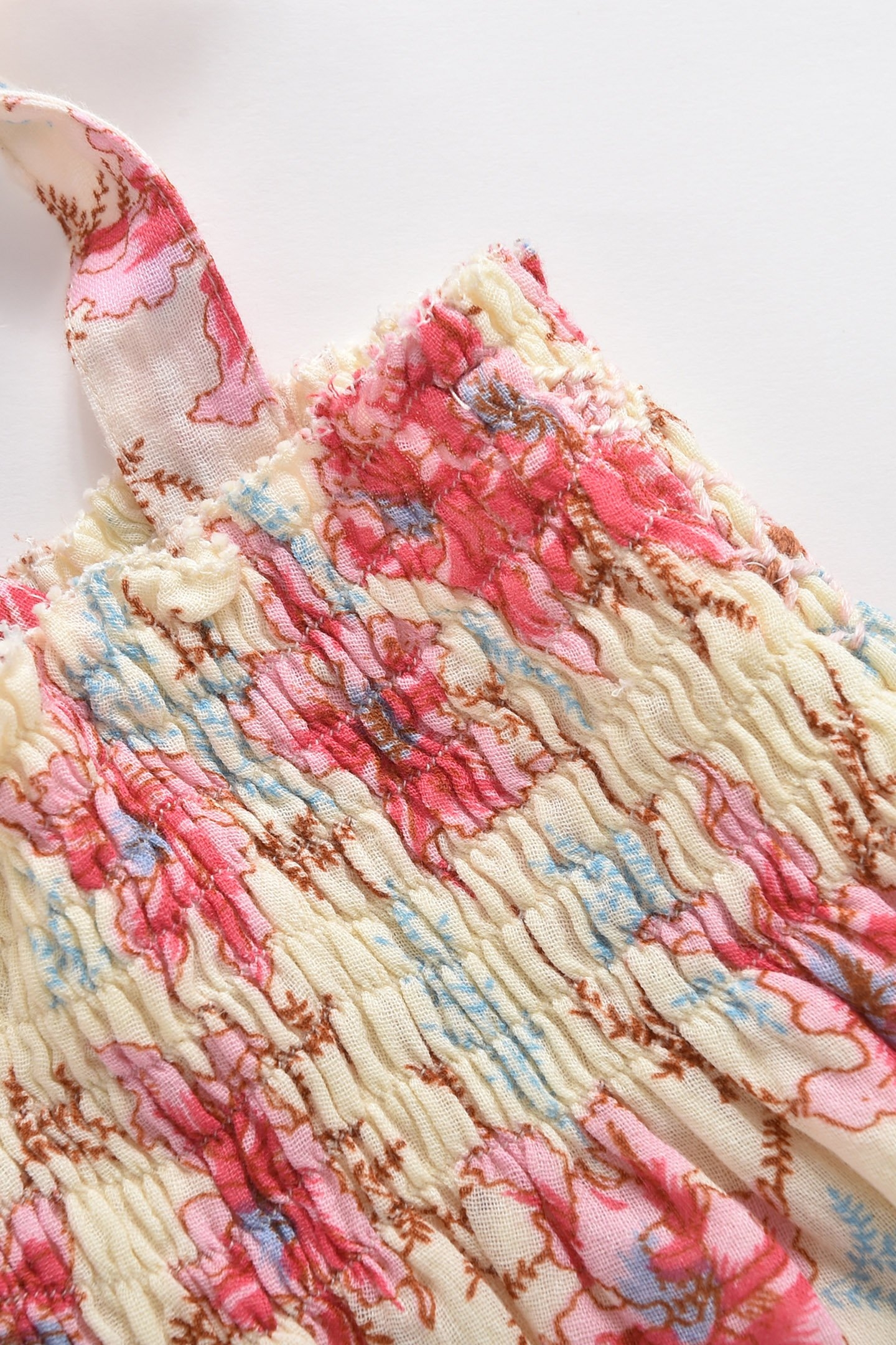 DRESS MARCELINE RASPBERRY FLOWERS 4